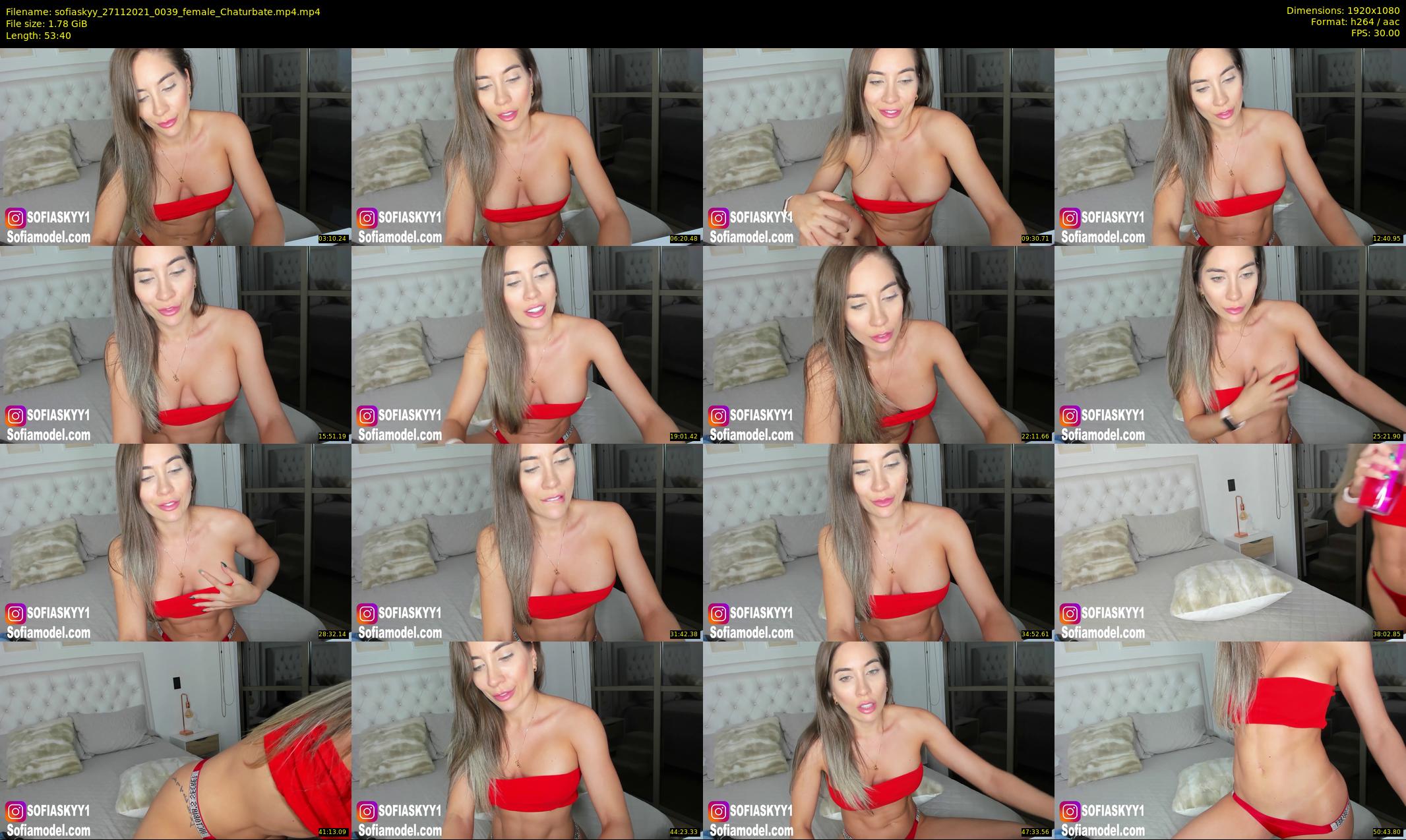 sofiaskyy — 54 minute Chaturbate female cam show recording, 1080p, Nov 27, 2021