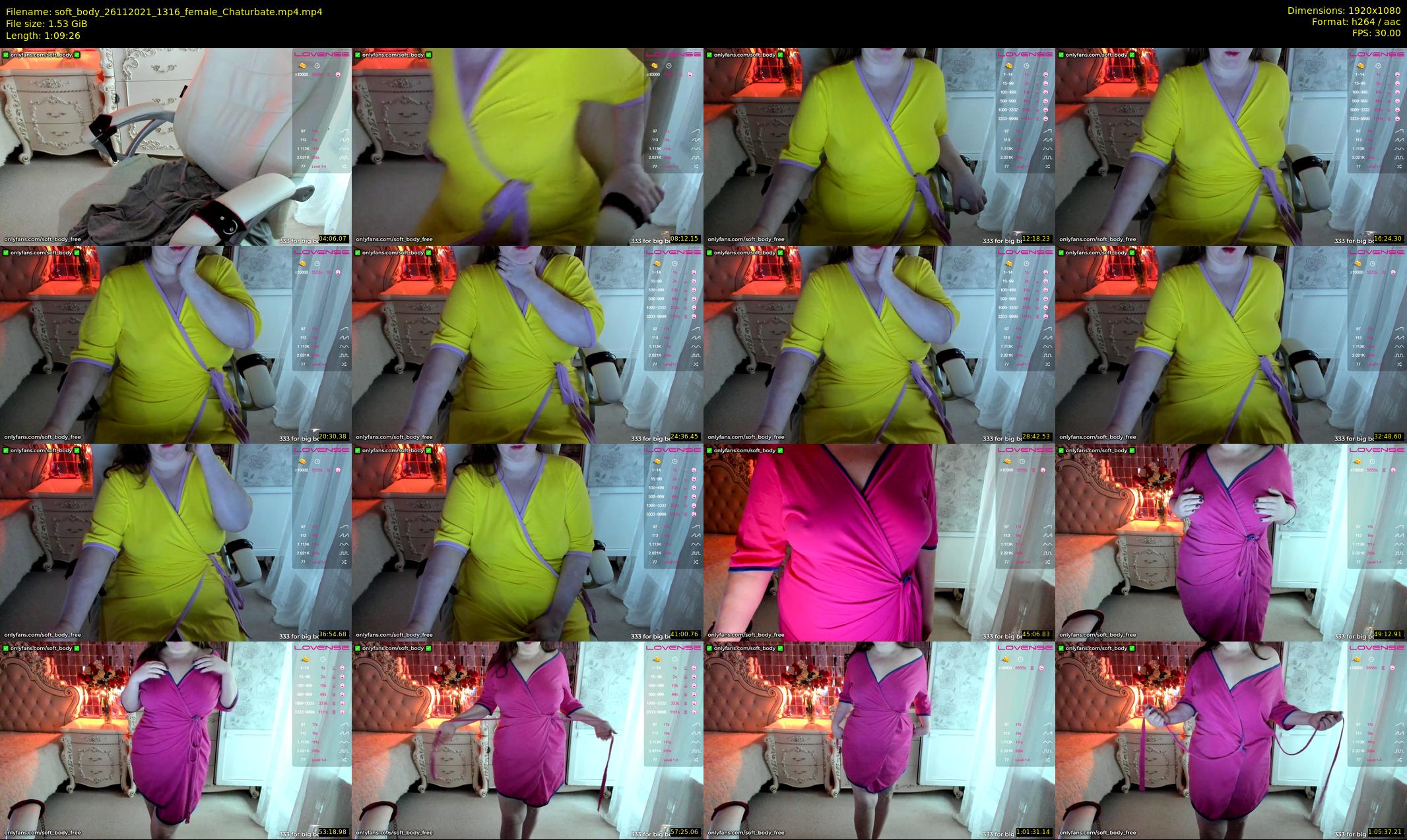 soft_body — 70 minute Chaturbate female cam show recording, 1080p, Nov 26, 2021