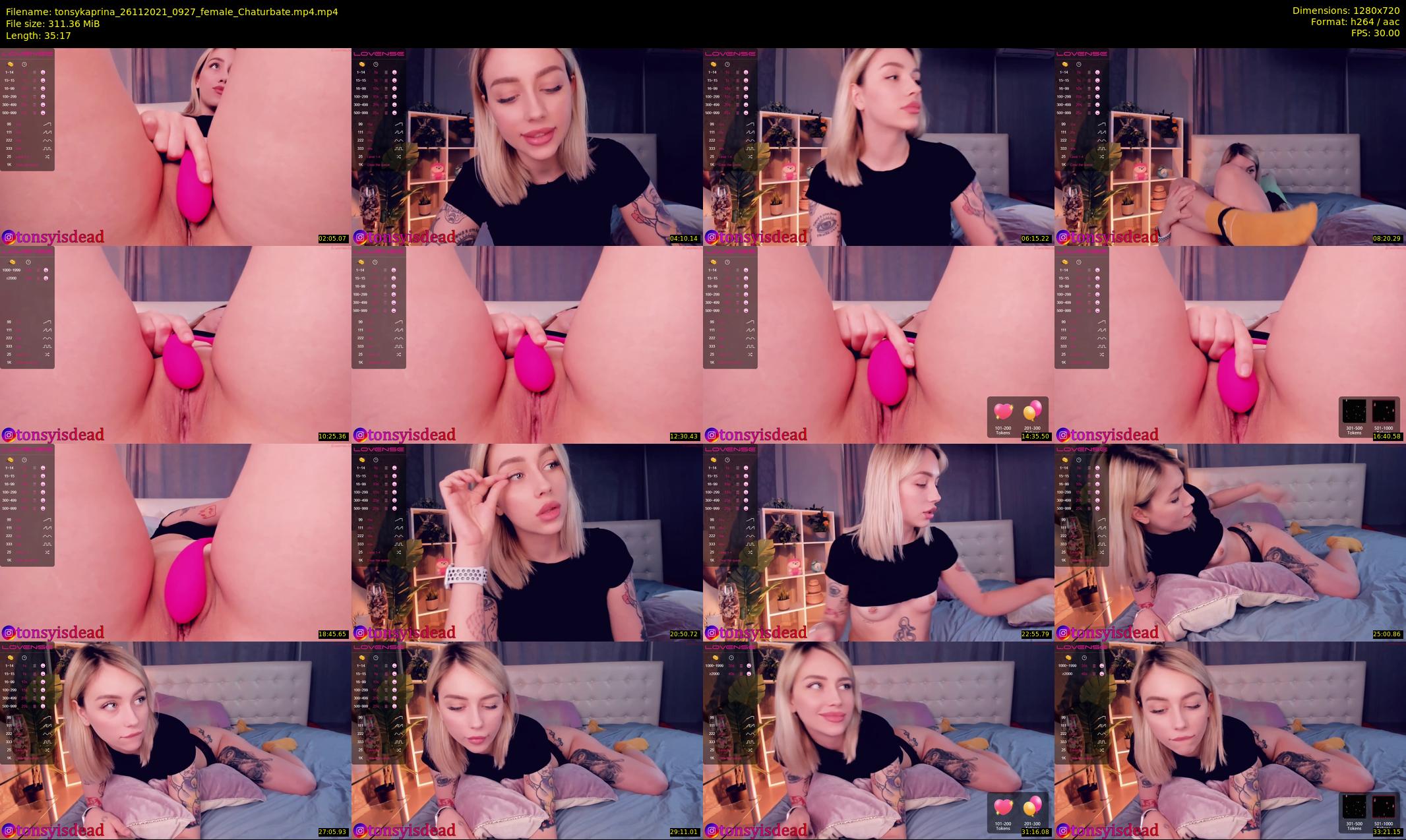 tonsykaprina — 36 minute Chaturbate couple cam show recording, 720p, Nov 26, 2021