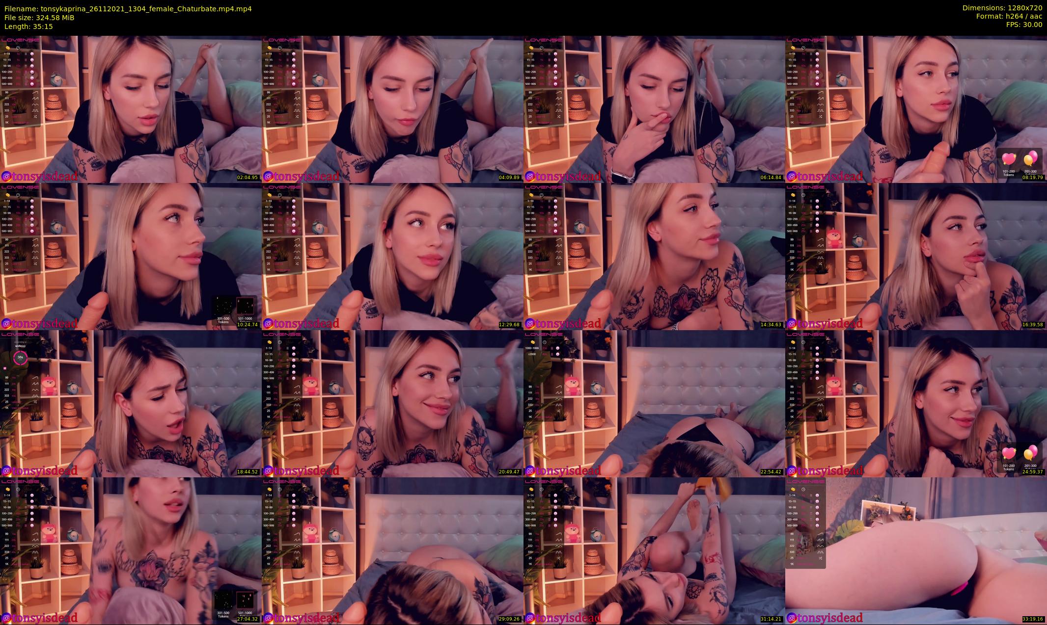 tonsykaprina — 36 minute Chaturbate couple cam show recording, 720p, Nov 26, 2021