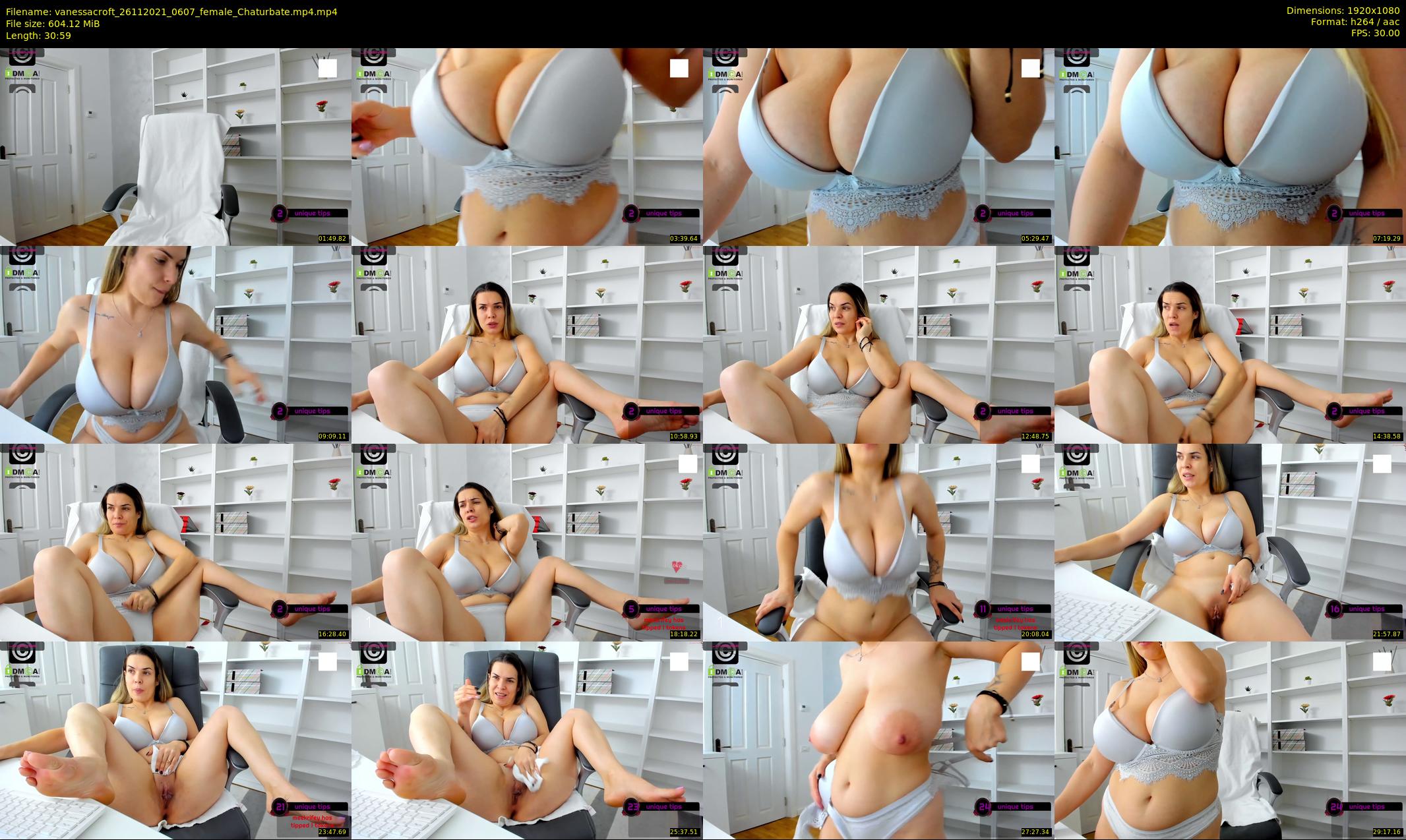vanessacroft — 31 minute Chaturbate female cam show recording, 1080p, Nov 26, 2021