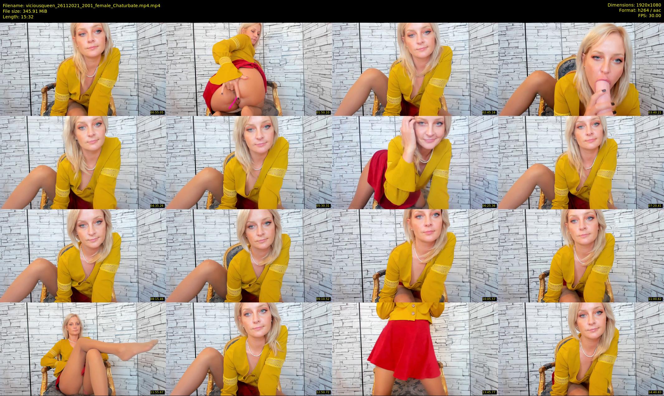 viciousqueen — 16 minute Chaturbate female cam show recording, 1080p, Nov 26, 2021