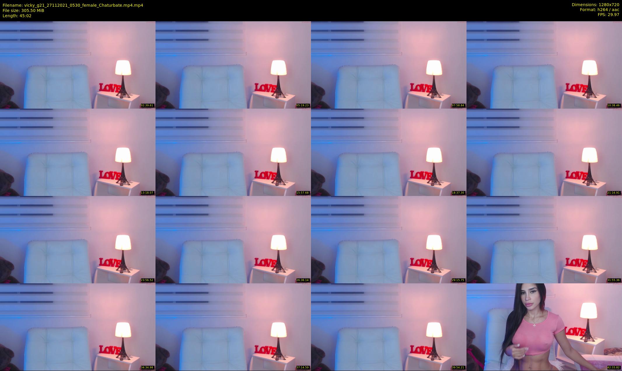vicky_g21 — 46 minute Chaturbate female cam show recording, 720p, Nov 27, 2021