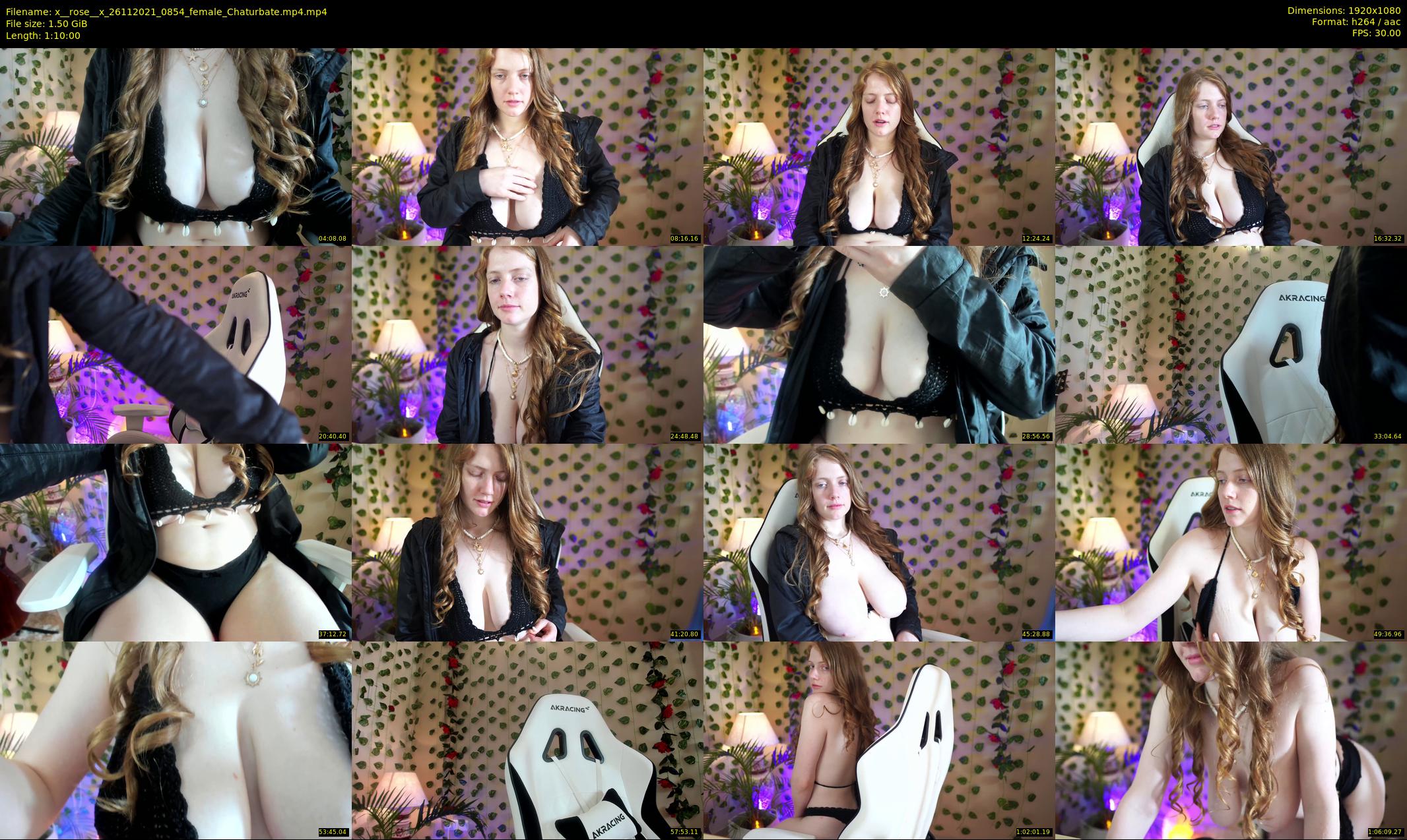 x__rose__x — 70 minute Chaturbate female cam show recording, 1080p, Nov 26, 2021