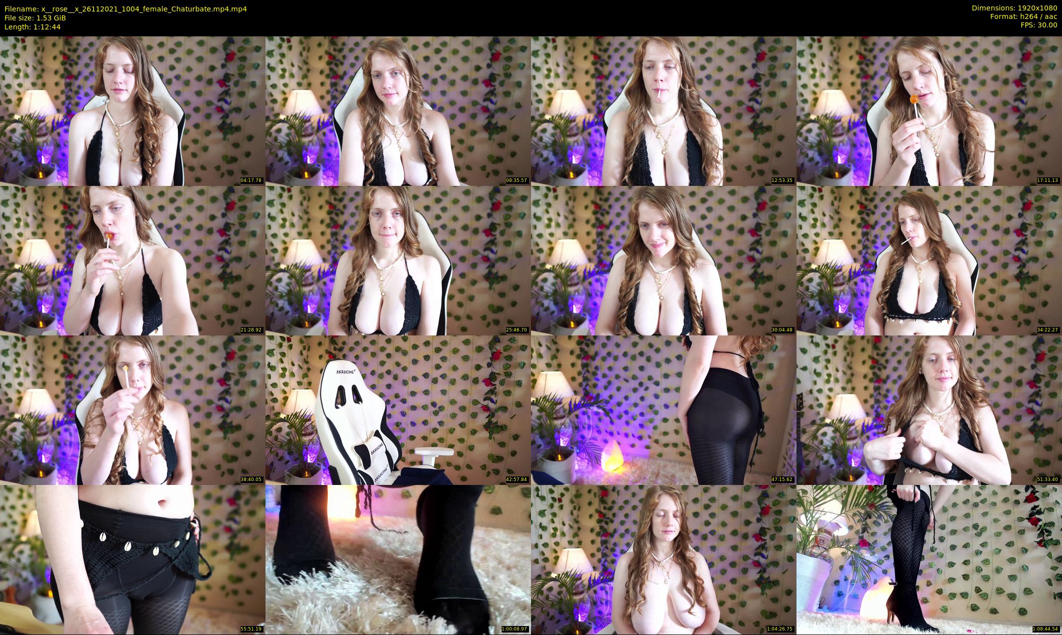 x__rose__x — 73 minute Chaturbate female cam show recording, 1080p, Nov 26, 2021