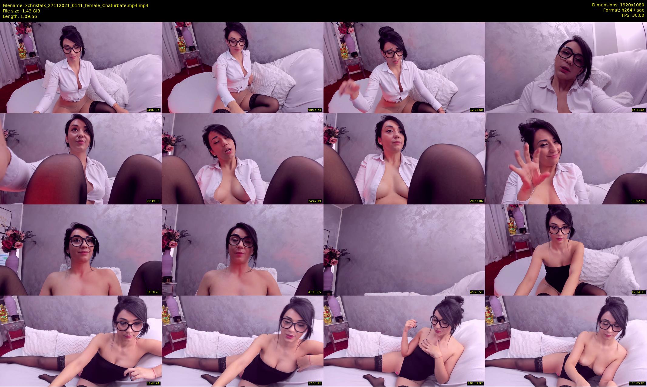 xchristalx — 70 minute Chaturbate female cam show recording, 1080p, Nov 27, 2021