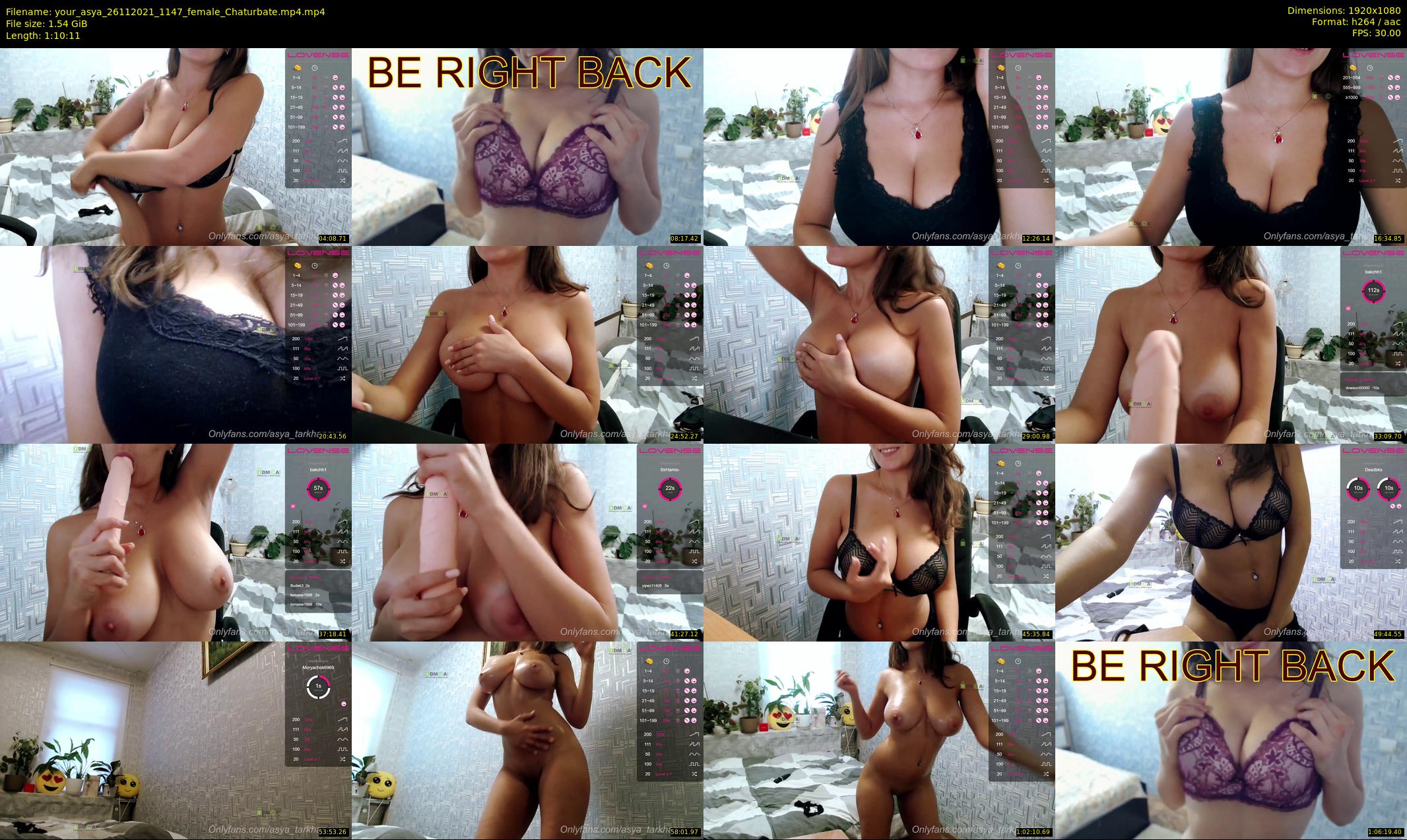 your_asya — 71 minute Chaturbate female cam show recording, 1080p, Nov 26, 2021
