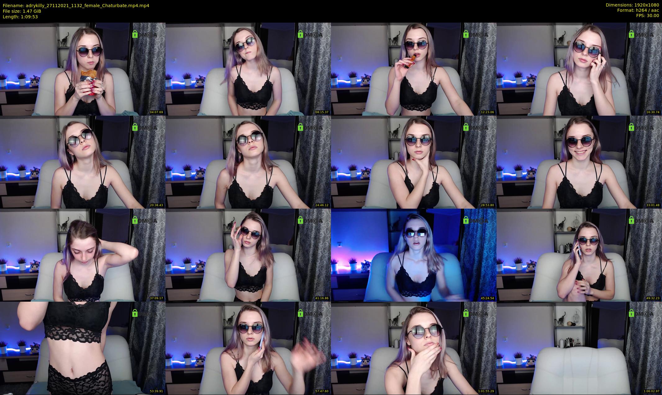 adrykilly — 70 minute Chaturbate female cam show recording, 1080p, Nov 27, 2021