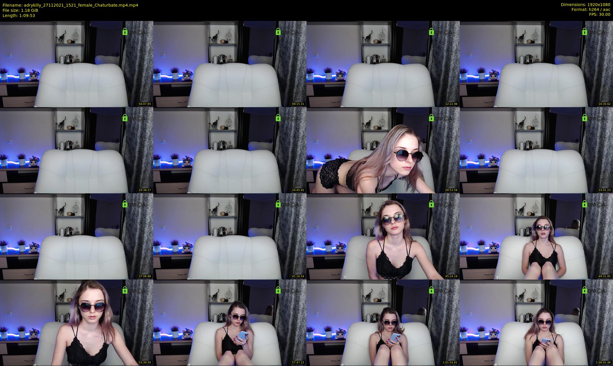 adrykilly — 70 minute Chaturbate female cam show recording, 1080p, Nov 27, 2021