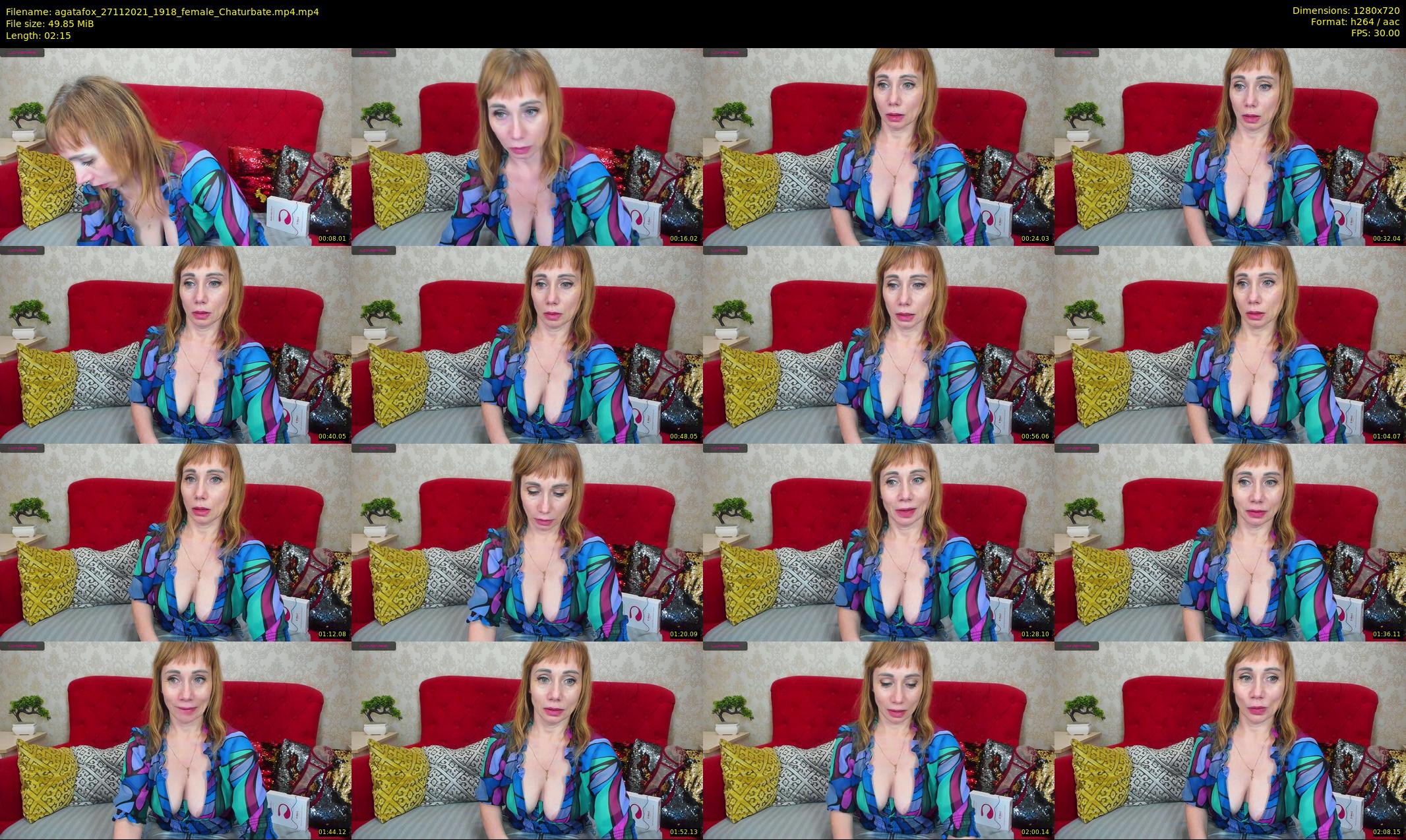 agatafox — 3 minute Chaturbate female cam show recording, 720p, Nov 27, 2021