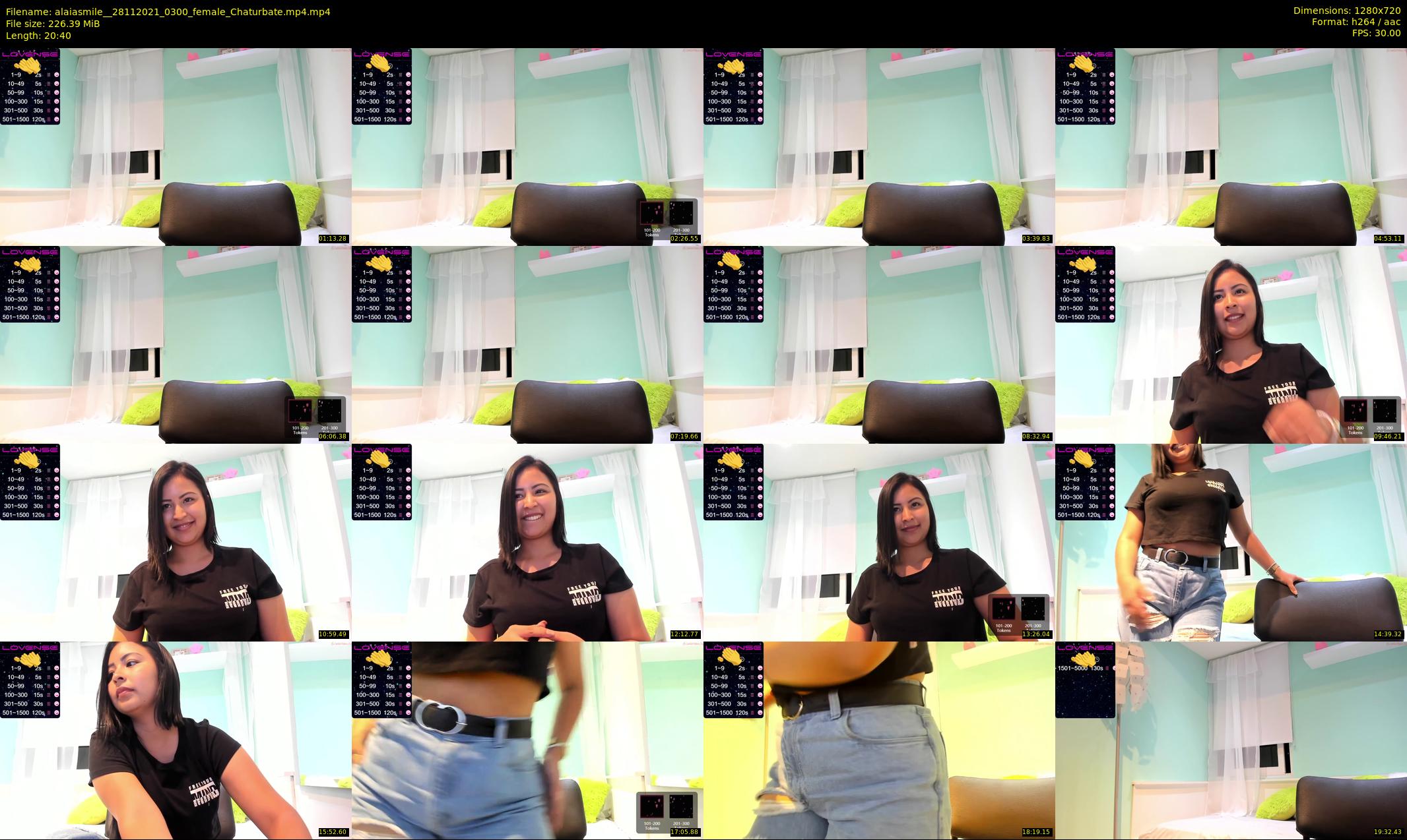 alaiasmile_ — 21 minute Chaturbate female cam show recording, 720p, Nov 28, 2021