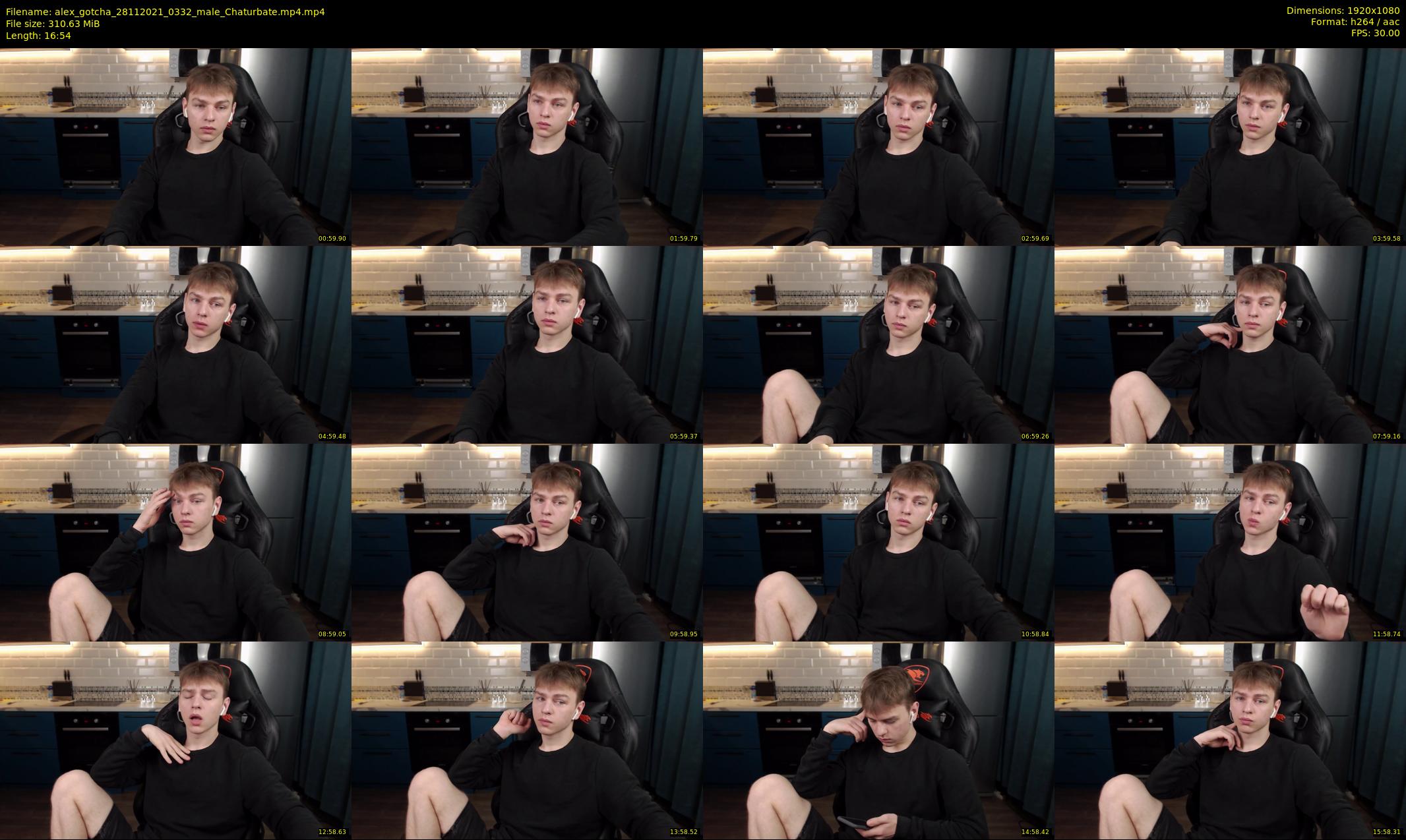 alex_gotcha — 17 minute Chaturbate male cam show recording, 1080p, Nov 28, 2021