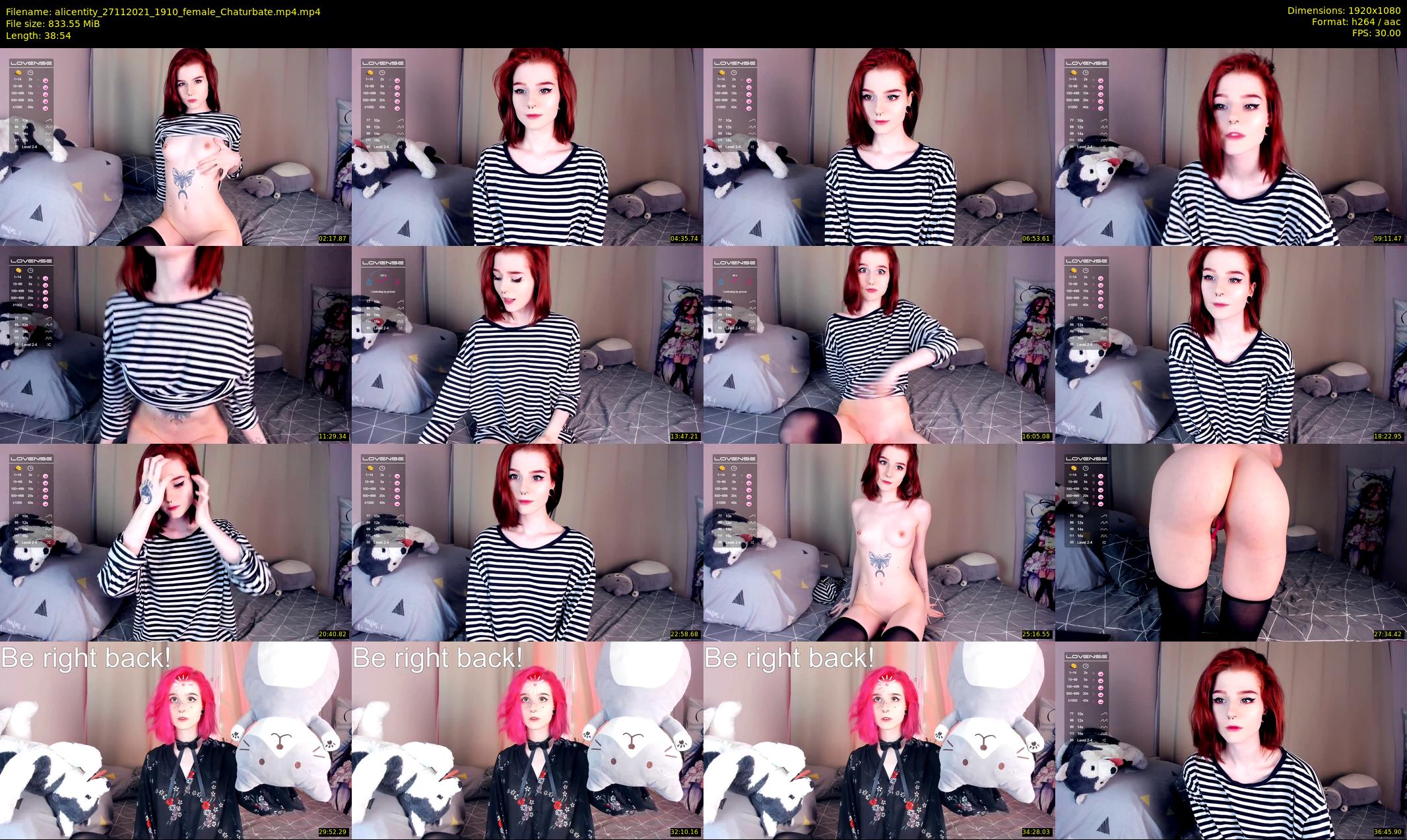 alicentity — 39 minute Chaturbate female cam show recording, 1080p, Nov 27, 2021