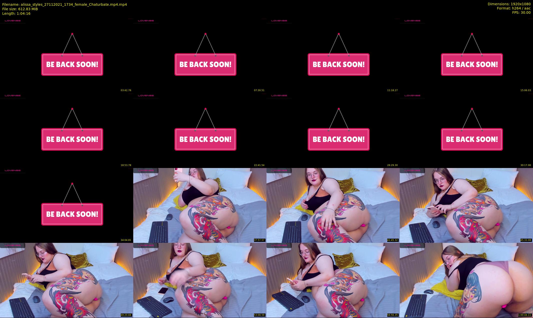 alissa_styles — 65 minute Chaturbate female cam show recording, 1080p, Nov 27, 2021