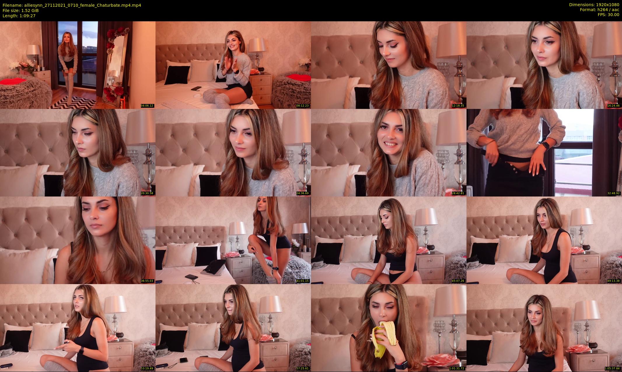 alliesynn — 70 minute Chaturbate female cam show recording, 1080p, Nov 27, 2021