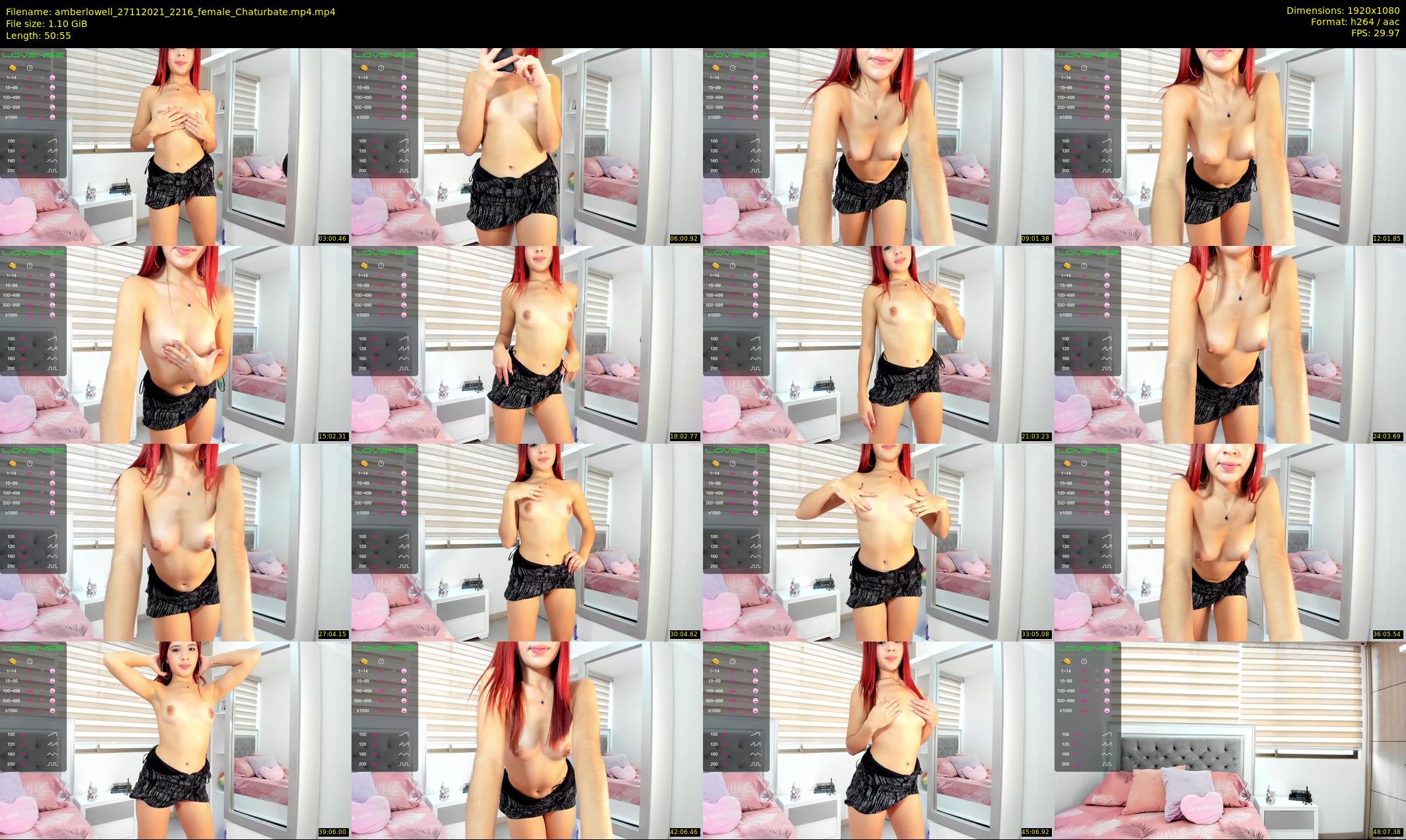 amberlowell — 51 minute Chaturbate female cam show recording, 1080p, Nov 27, 2021