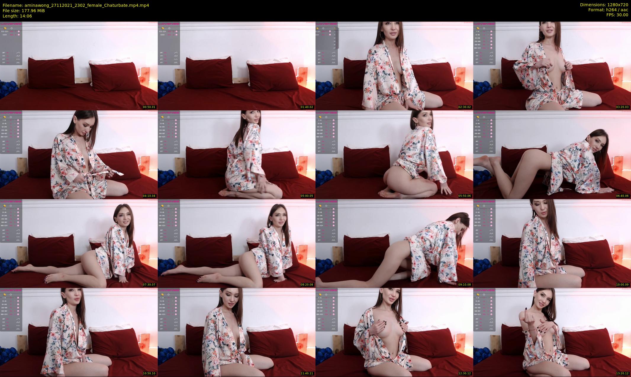 aminawong — 15 minute Chaturbate female cam show recording, 720p, Nov 27, 2021