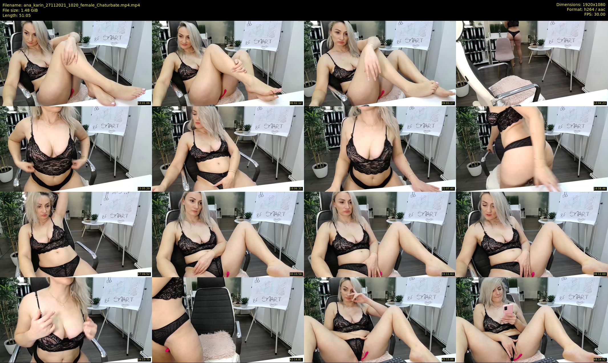 ana_karin — 52 minute Chaturbate female cam show recording, 1080p, Nov 27, 2021