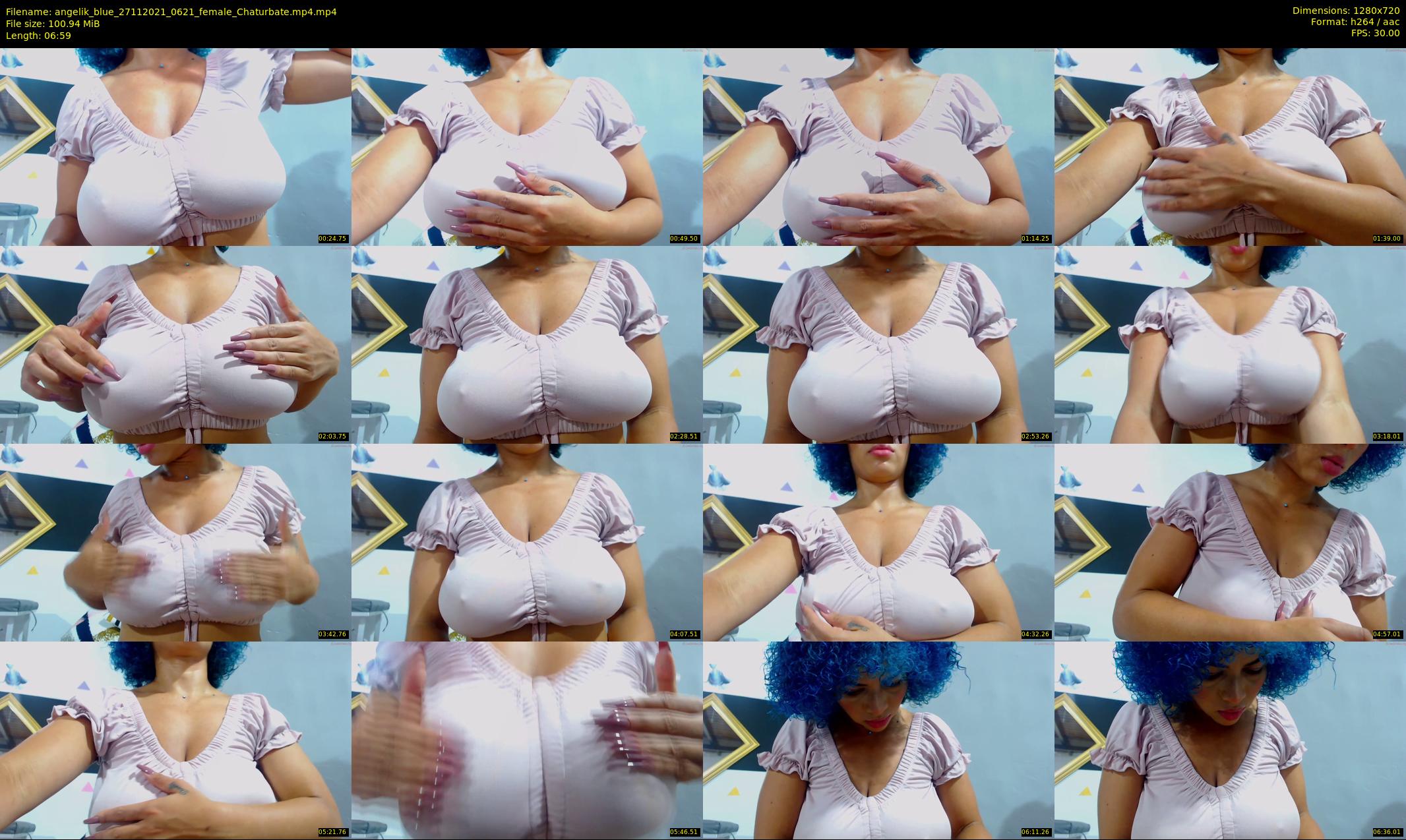 angelik_blue — 7 minute Chaturbate female cam show recording, 720p, Nov 27, 2021