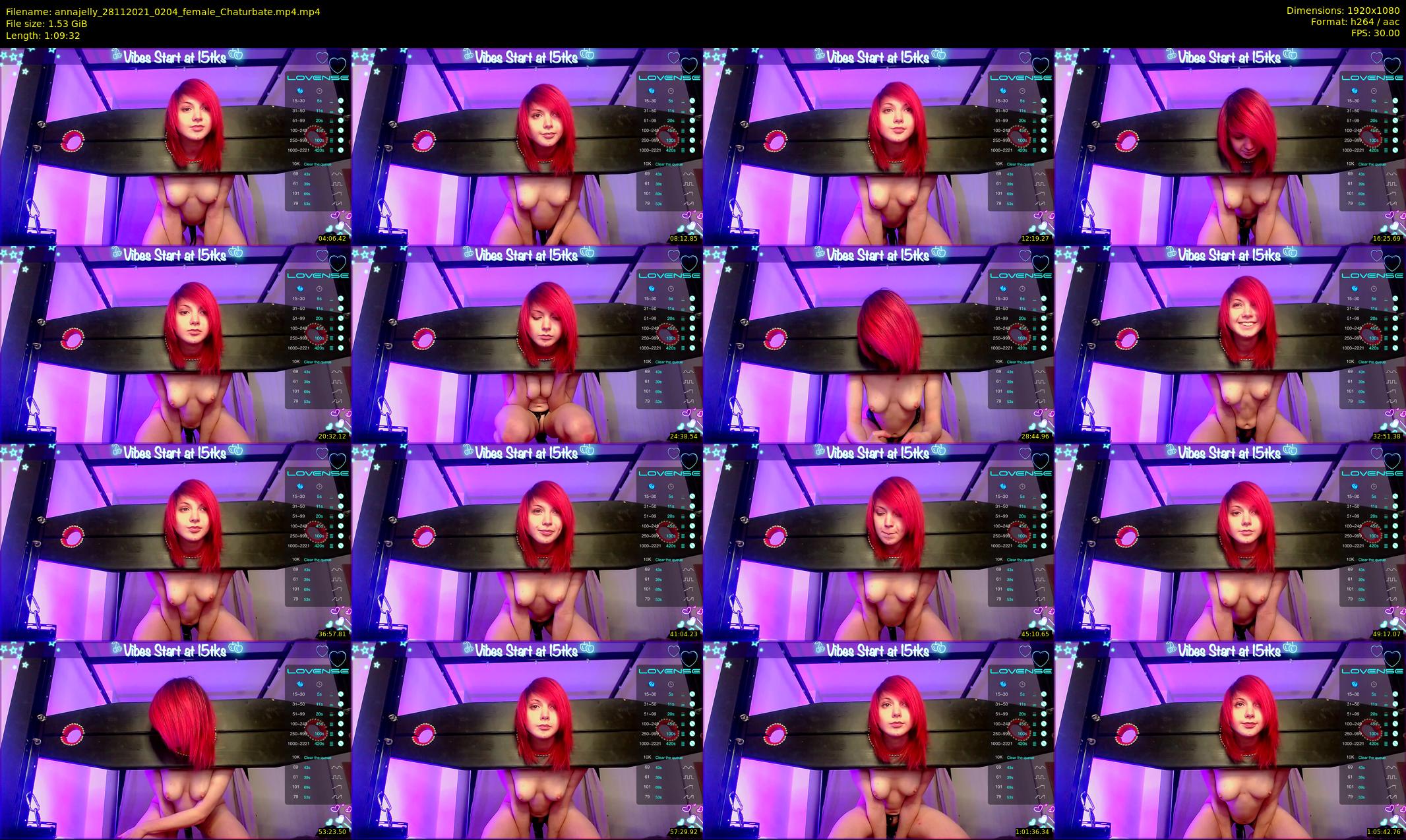 annajelly — 70 minute Chaturbate couple cam show recording, 1080p, Nov 28, 2021