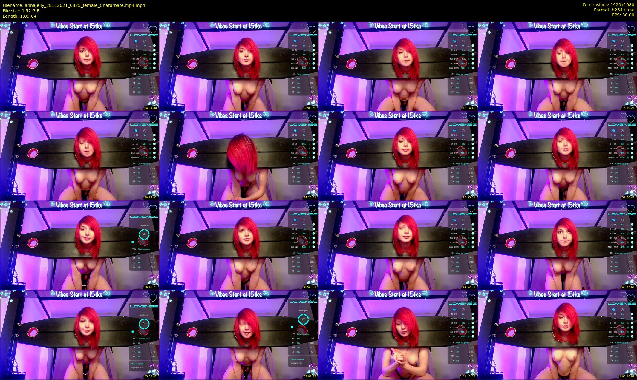 annajelly — 70 minute Chaturbate couple cam show recording, 1080p, Nov 28, 2021