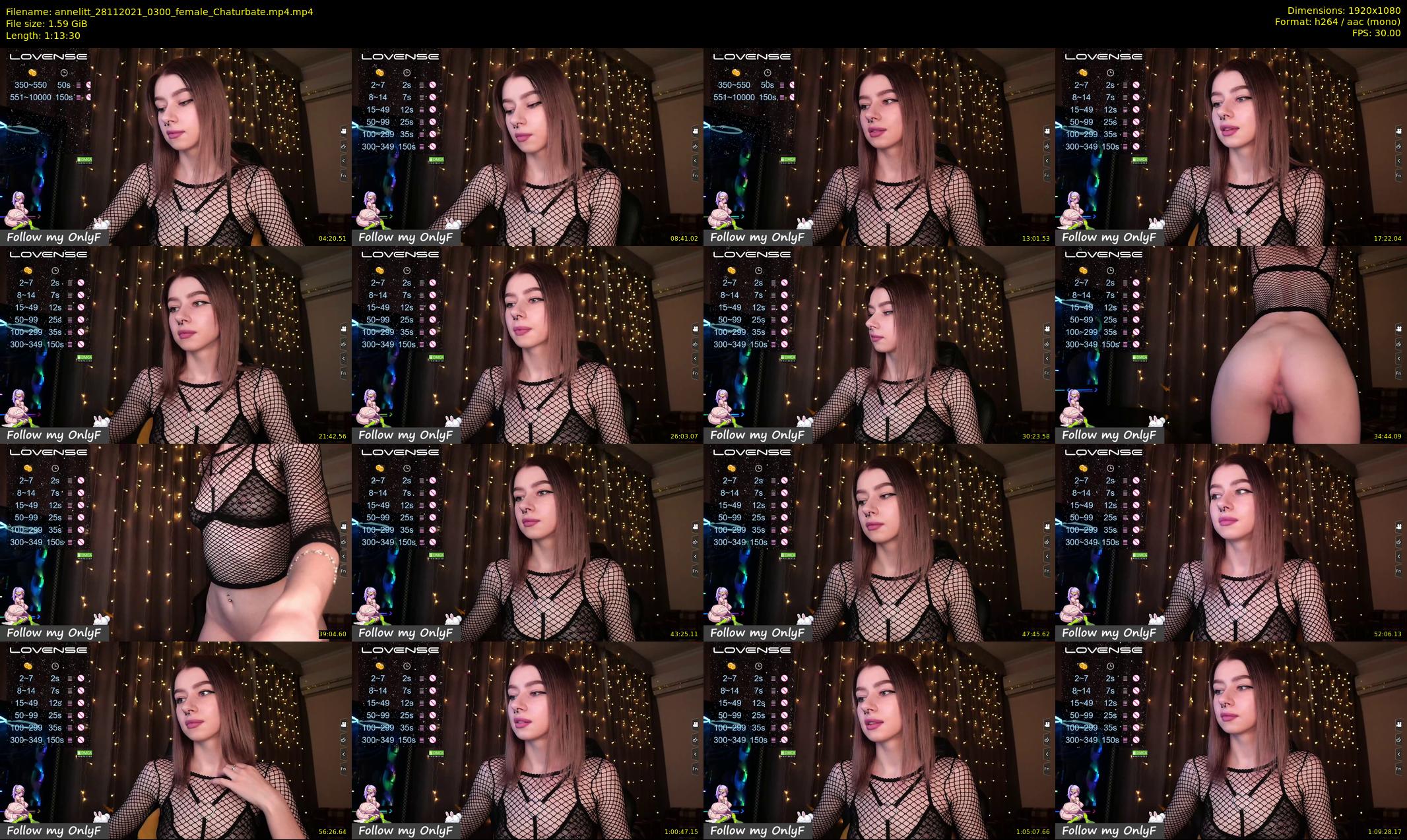 annelitt — 74 minute Chaturbate female cam show recording, 1080p, Nov 28, 2021