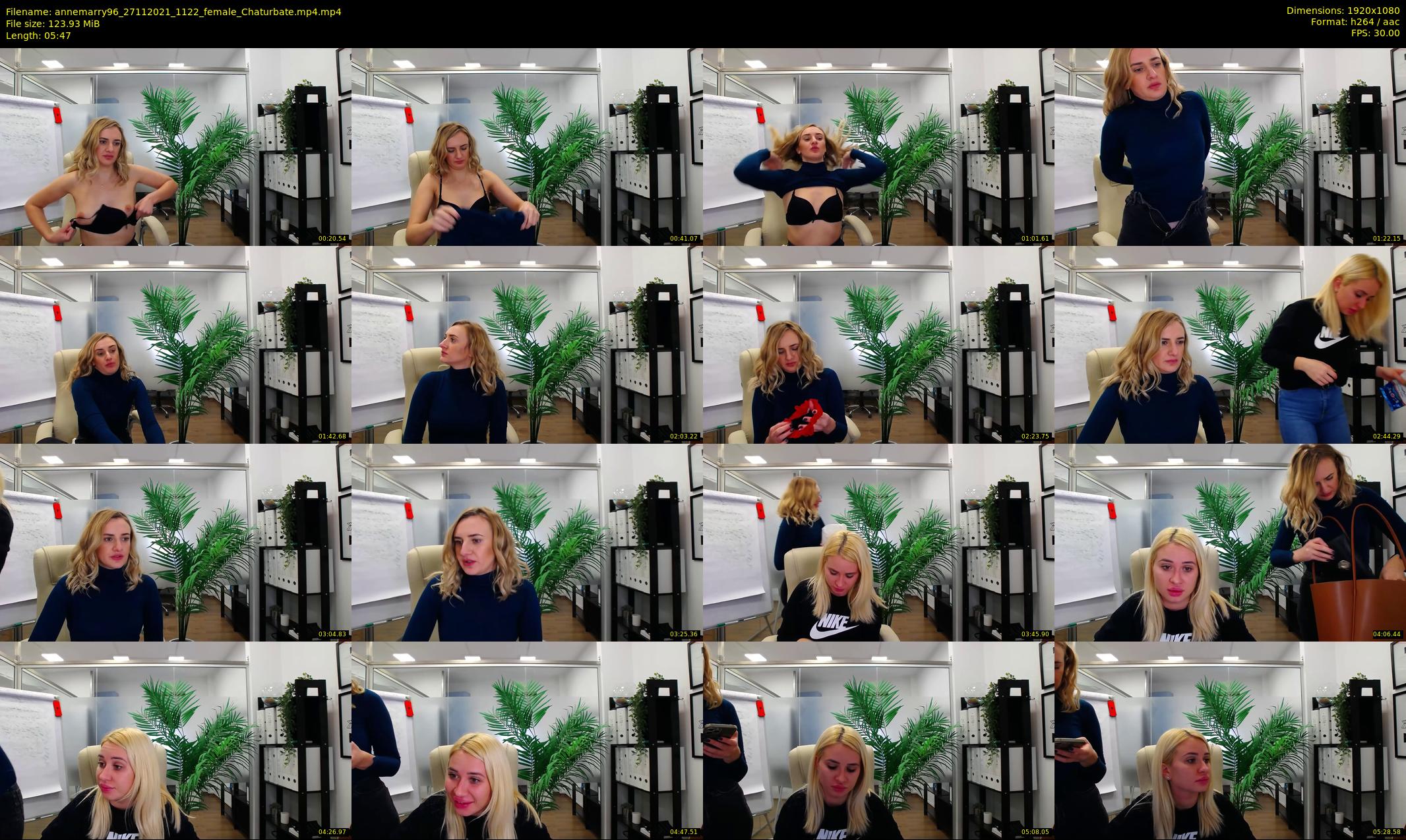 annemarry96 — 6 minute Chaturbate female cam show recording, 1080p, Nov 27, 2021