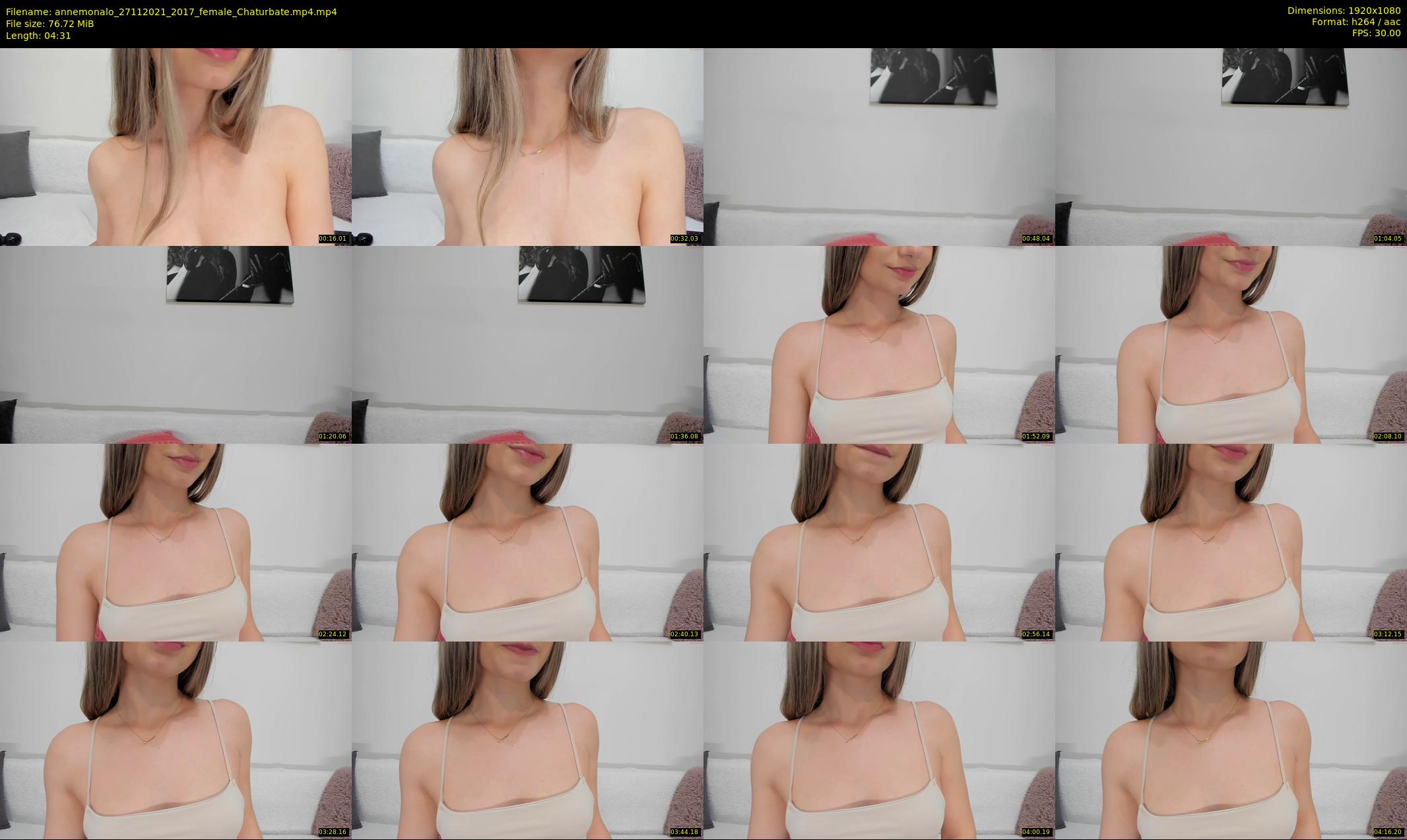 annemonalo — 5 minute Chaturbate female cam show recording, 1080p, Nov 27, 2021