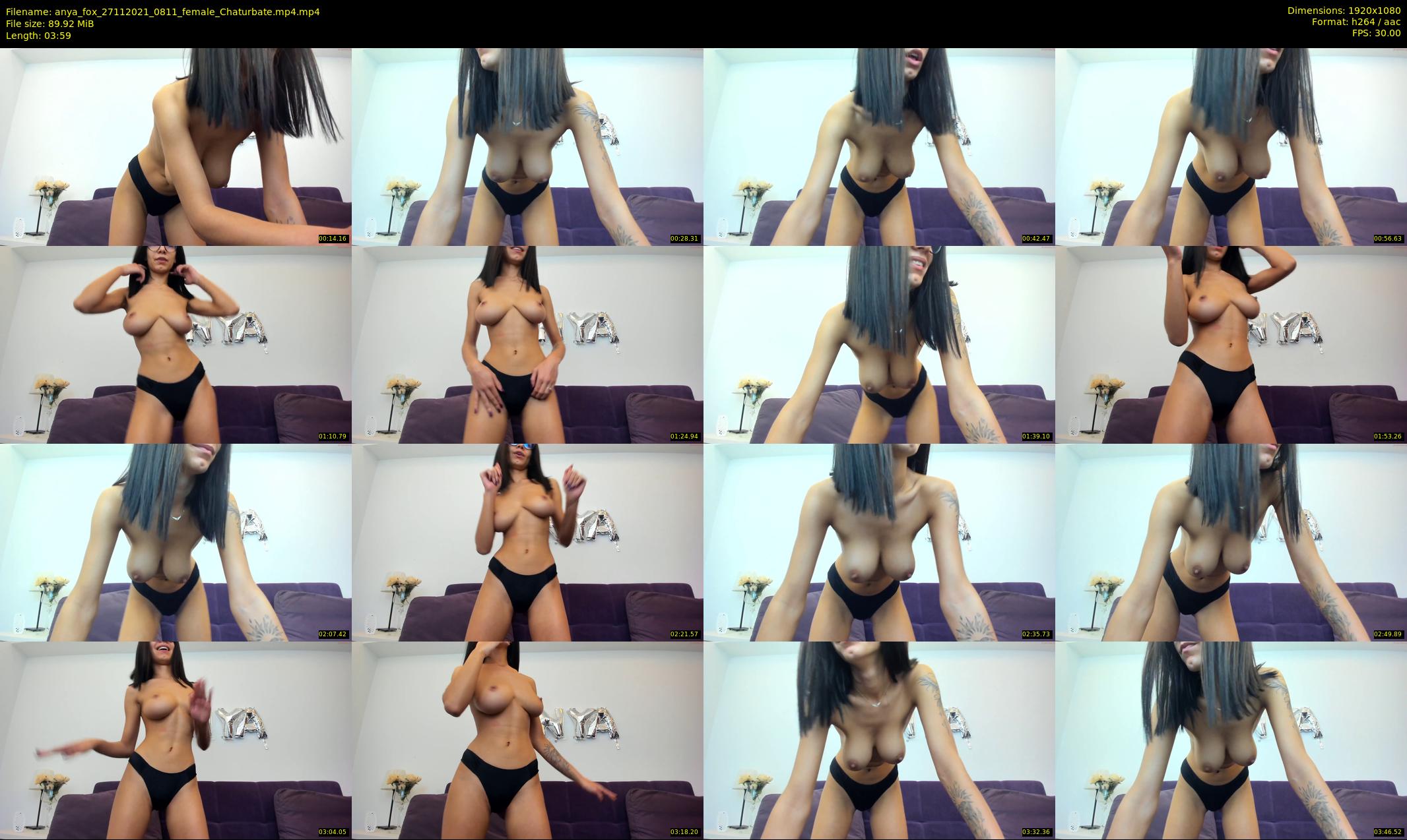 anya_fox — 4 minute Chaturbate female cam show recording, 1080p, Nov 27, 2021