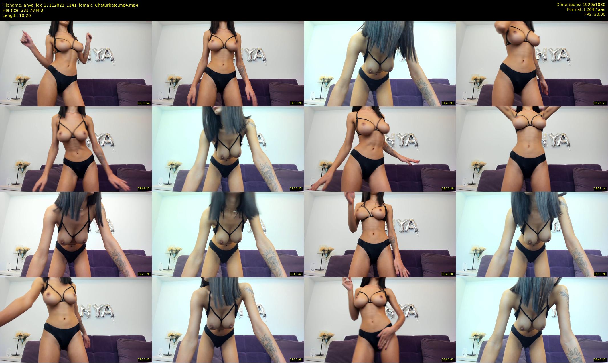 anya_fox — 11 minute Chaturbate female cam show recording, 1080p, Nov 27, 2021