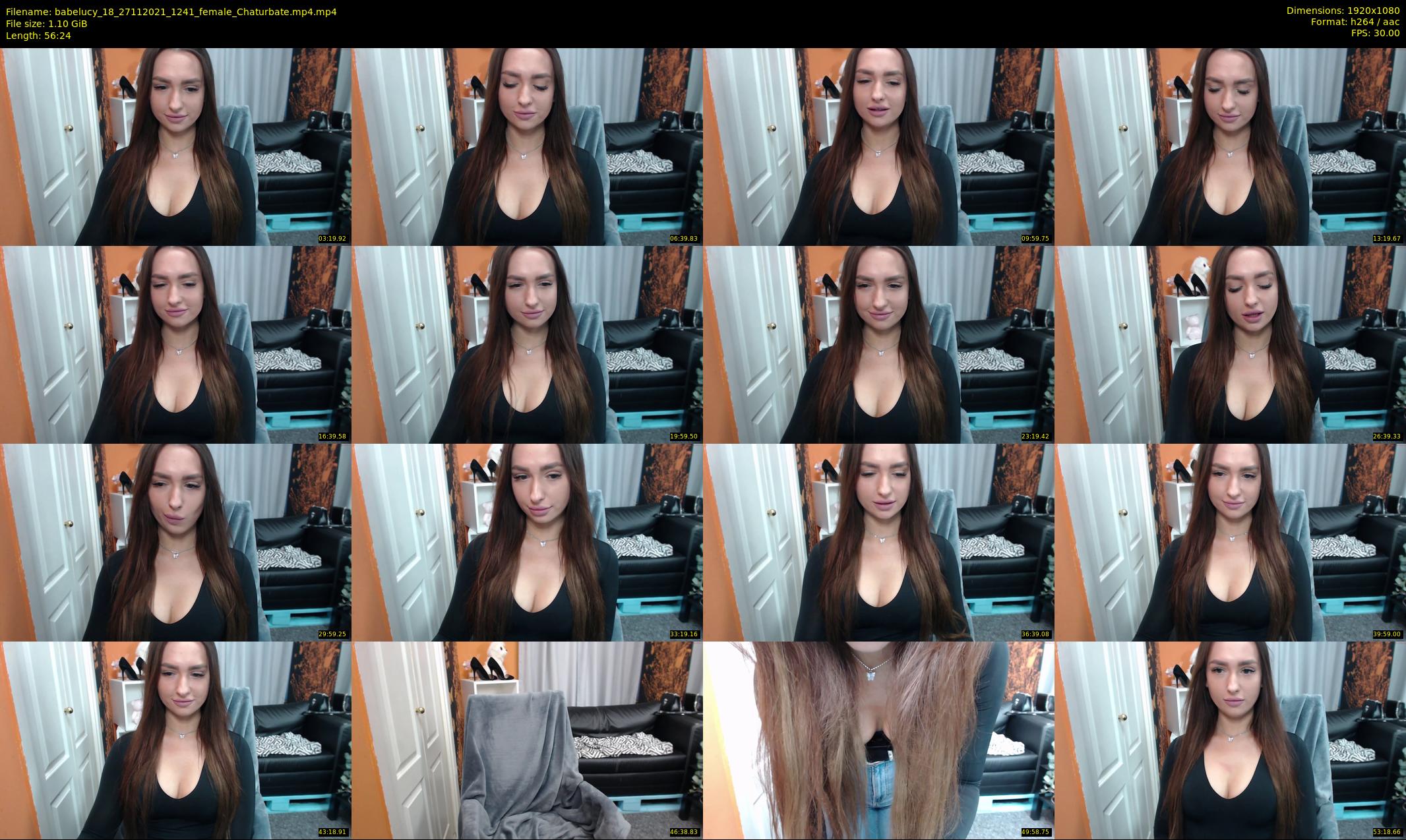 babelucy_18 — 57 minute Chaturbate female cam show recording, 1080p, Nov 27, 2021