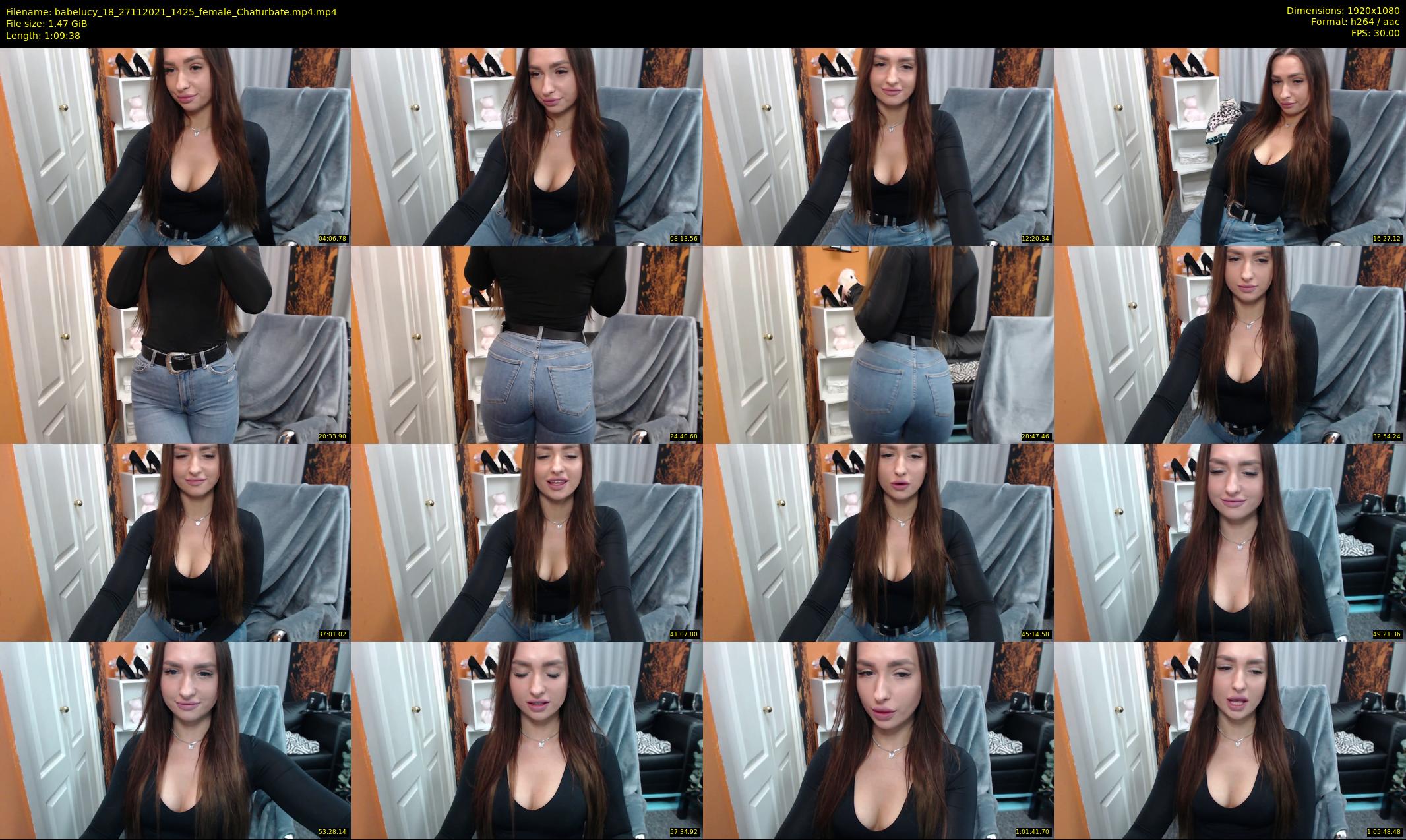 babelucy_18 — 70 minute Chaturbate female cam show recording, 1080p, Nov 27, 2021
