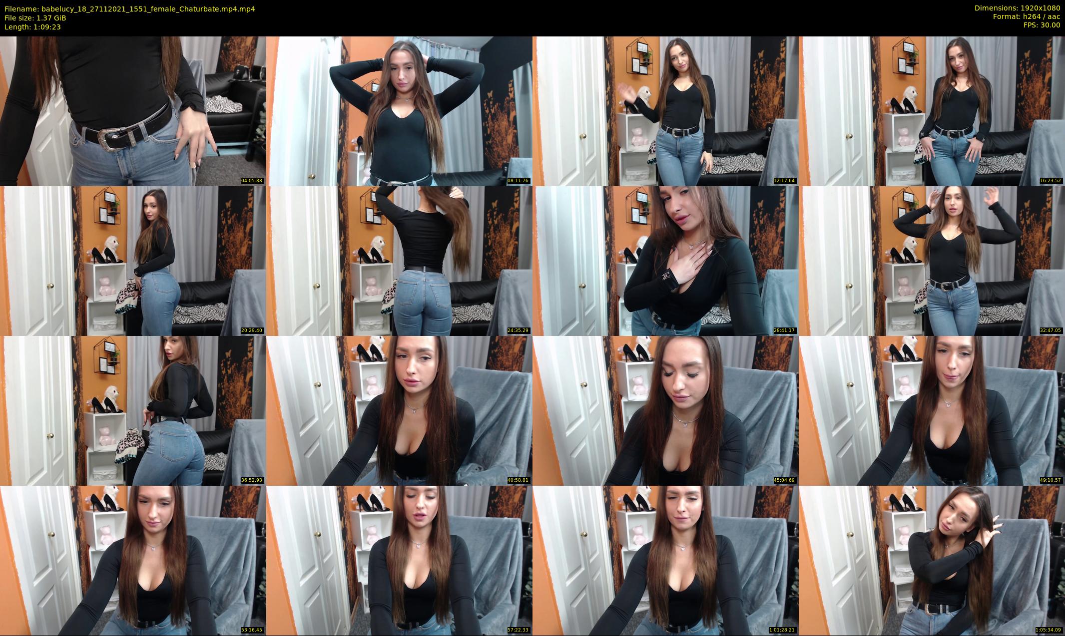 babelucy_18 — 70 minute Chaturbate female cam show recording, 1080p, Nov 27, 2021