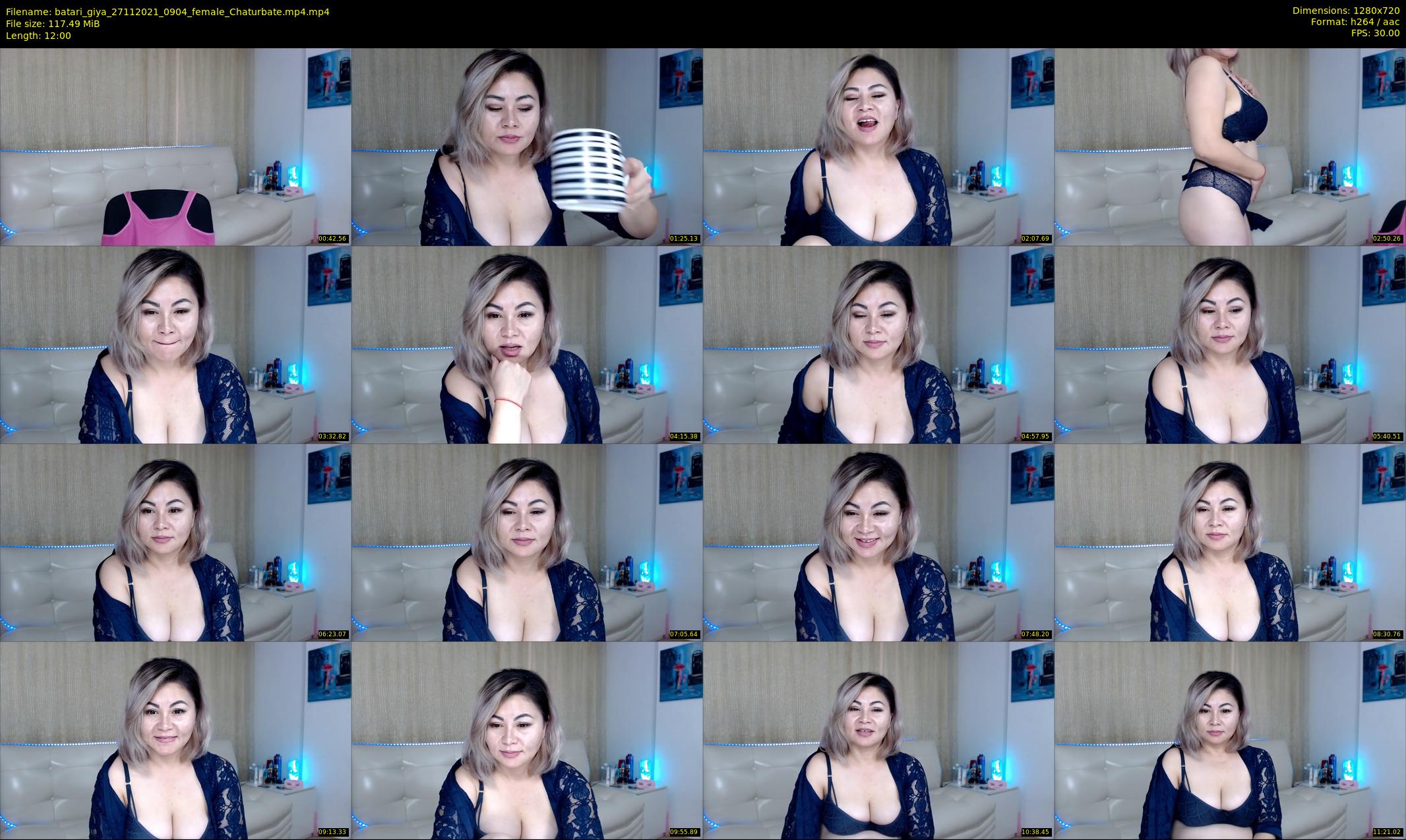 batari_giya — 12 minute Chaturbate female cam show recording, 720p, Nov 27, 2021