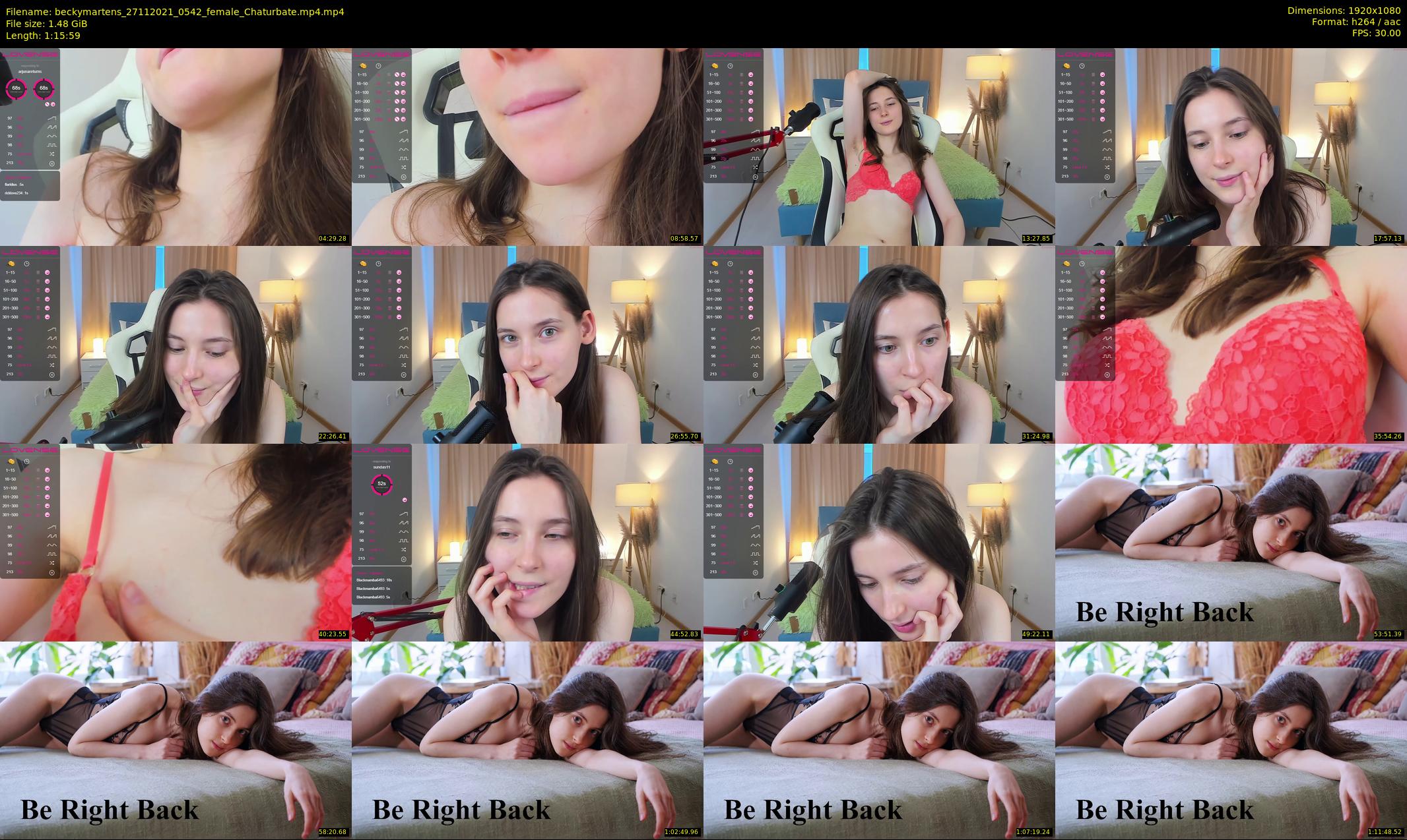 beckymartens — 76 minute Chaturbate female cam show recording, 1080p, Nov 27, 2021