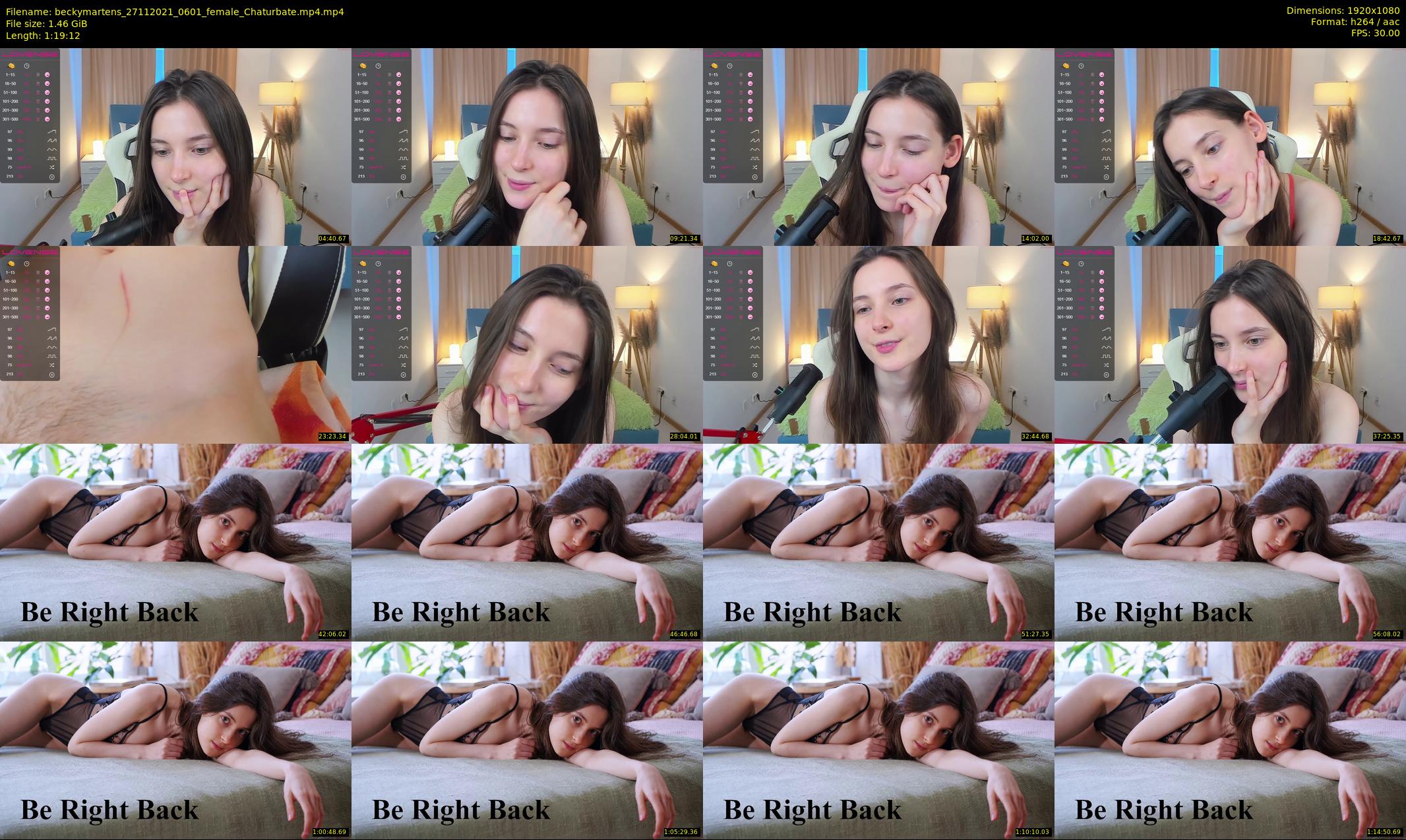beckymartens — 80 minute Chaturbate female cam show recording, 1080p, Nov 27, 2021