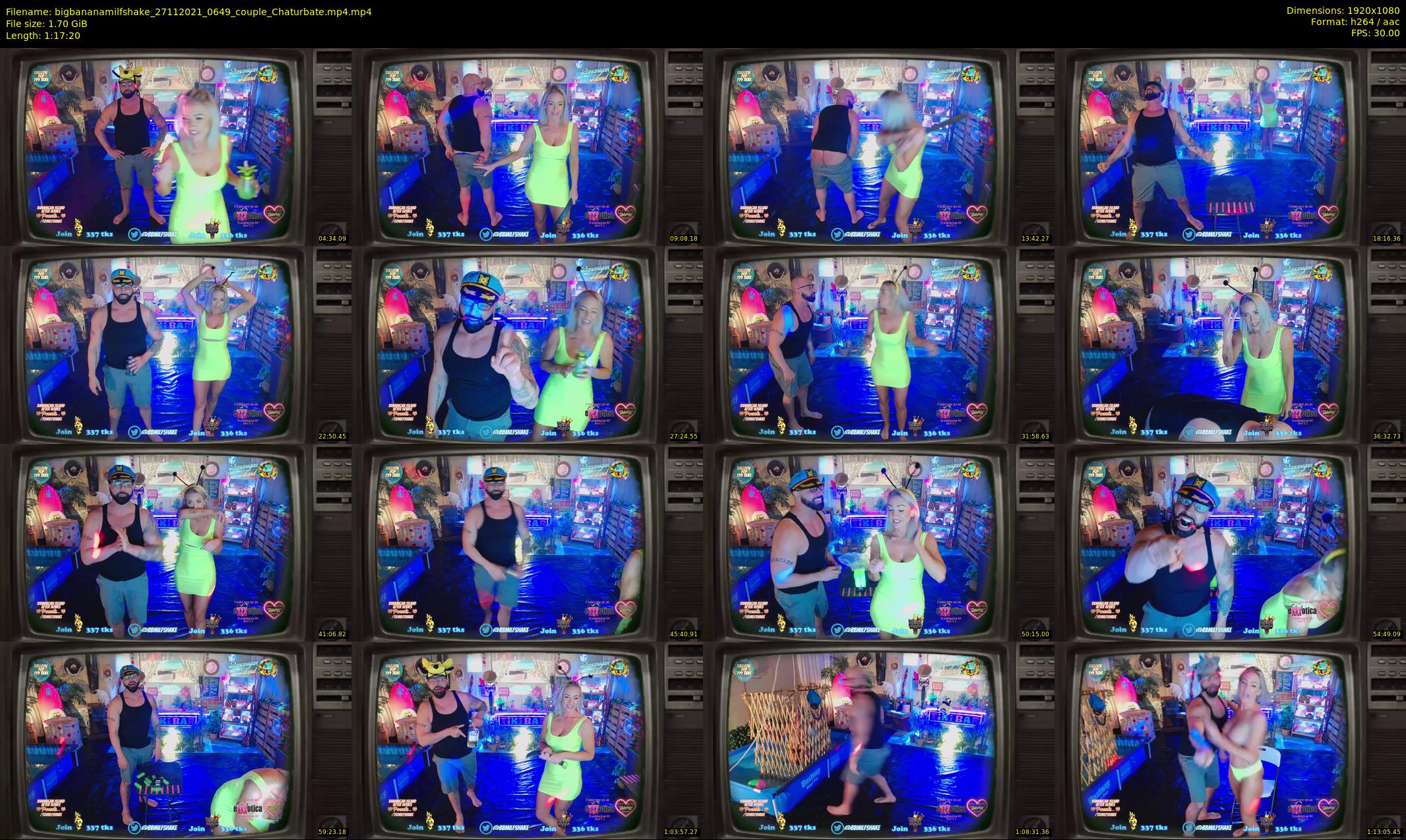 bigbananamilfshake — 78 minute Chaturbate couple cam show recording, 1080p, Nov 27, 2021