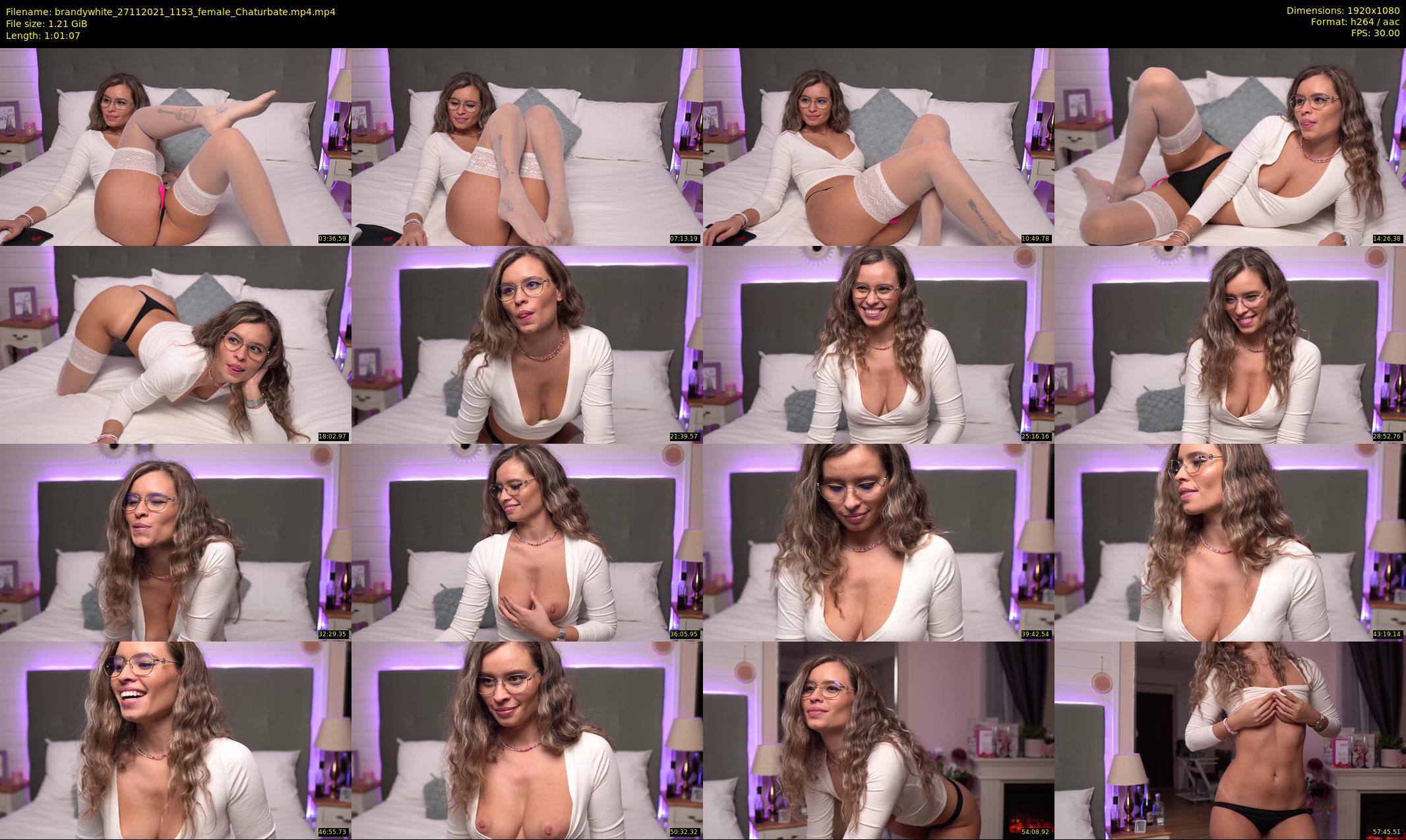 brandywhite — 62 minute Chaturbate female cam show recording, 1080p, Nov 27, 2021