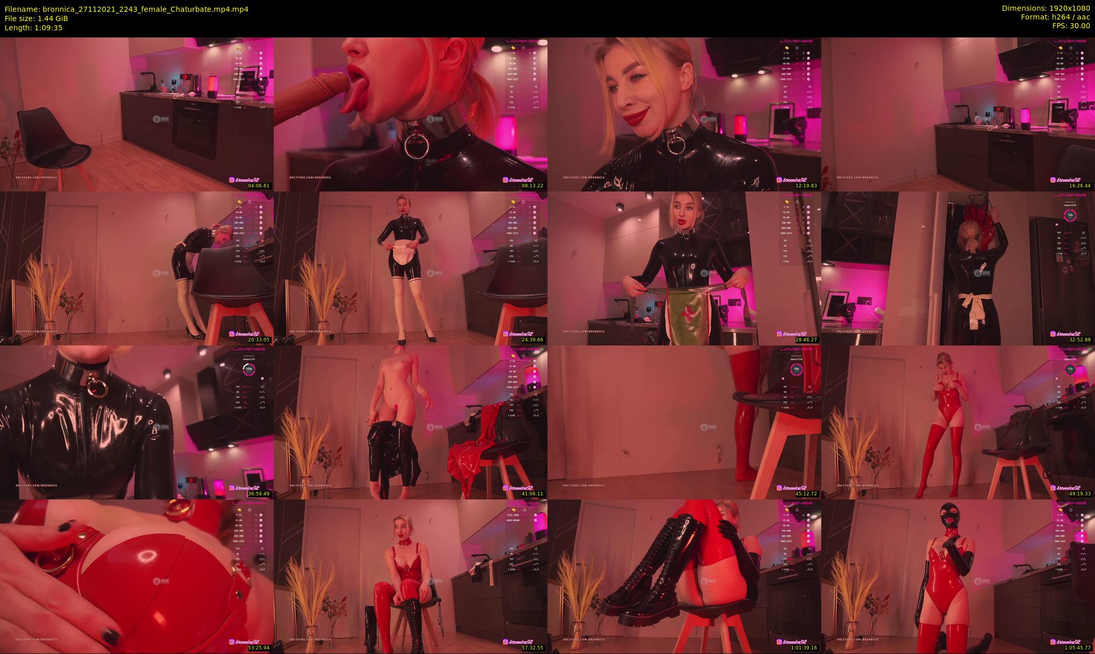 bronnica — 70 minute Chaturbate female cam show recording, 1080p, Nov 27, 2021