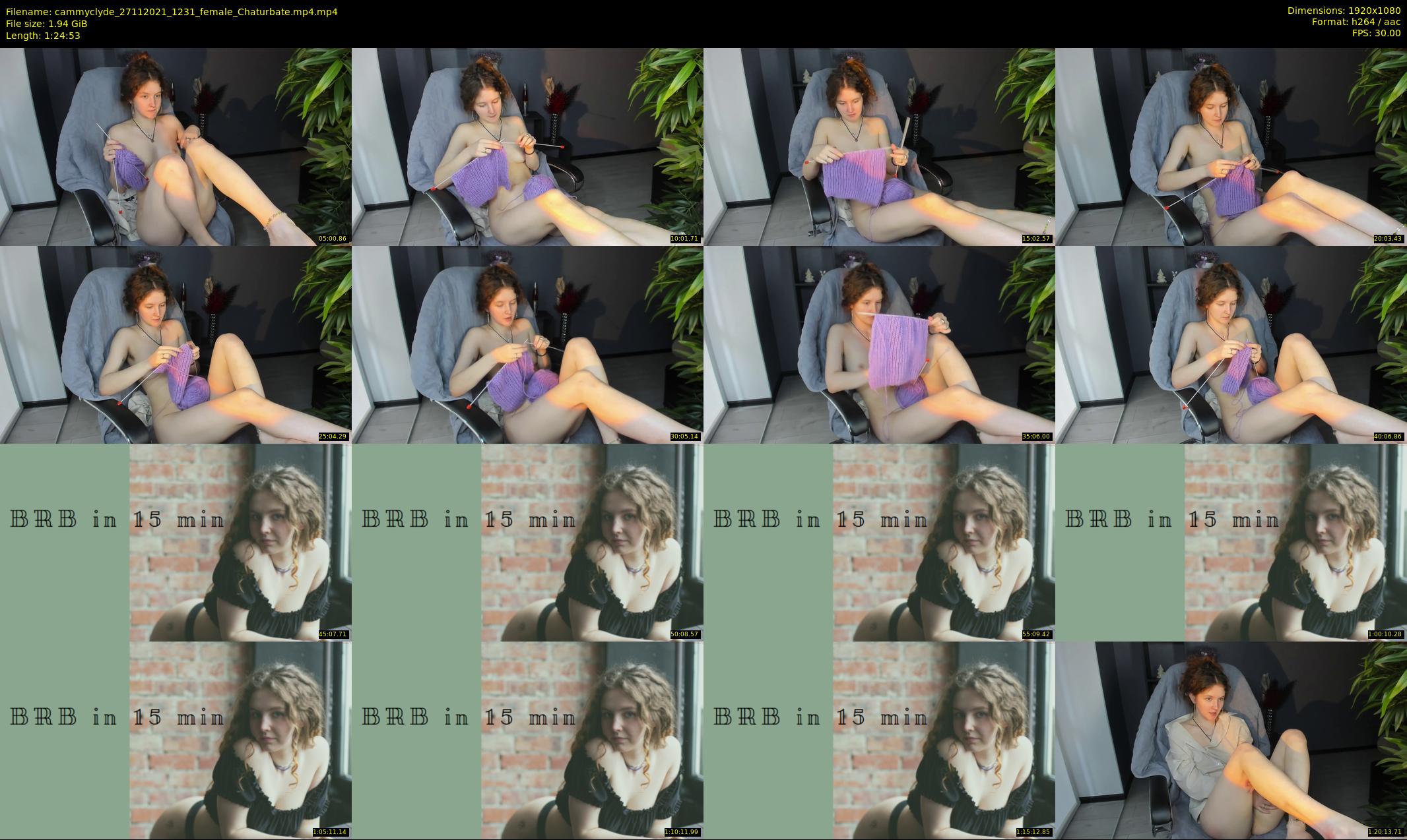 cammyclyde — 85 minute Chaturbate female cam show recording, 1080p, Nov 27, 2021