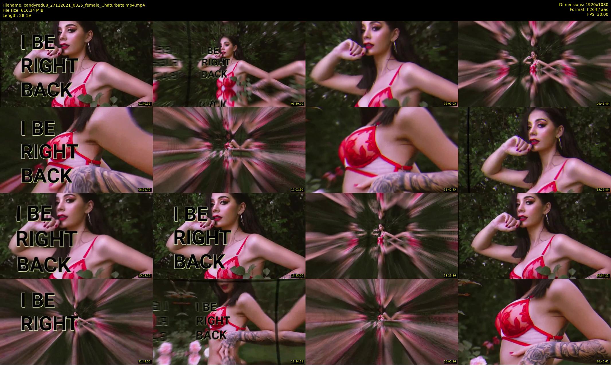 candyred88 — 29 minute Chaturbate female cam show recording, 1080p, Nov 27, 2021