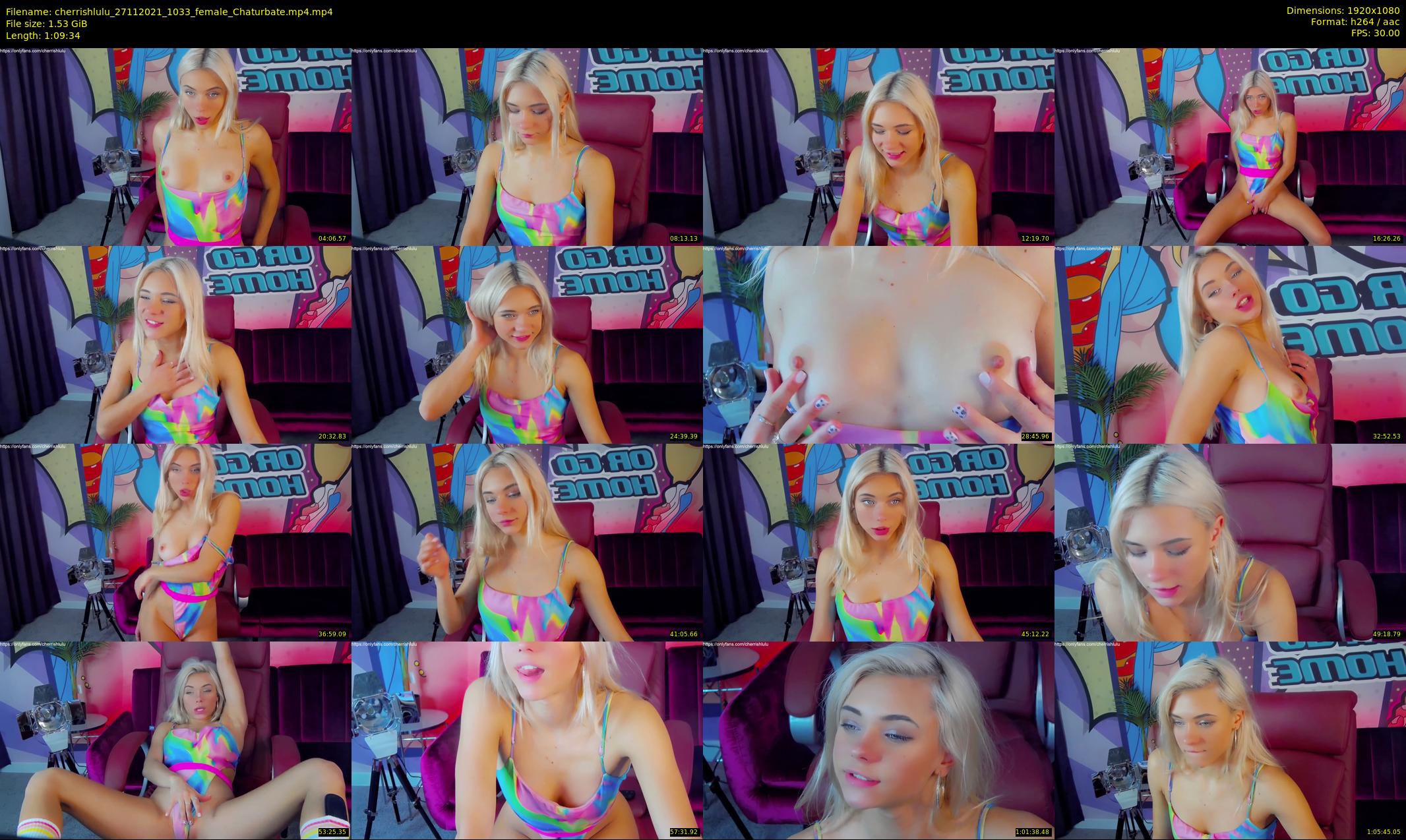 cherrishlulu — 70 minute Chaturbate female cam show recording, 1080p, Nov 27, 2021