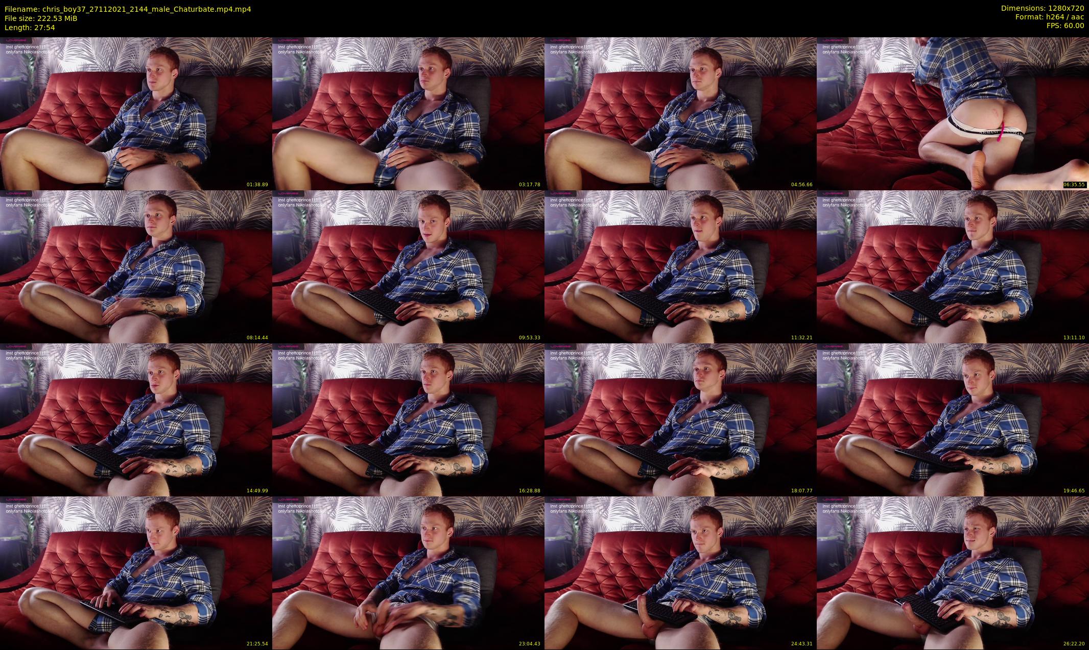 chris_boy37 — 28 minute Chaturbate male cam show recording, 720p, Nov 27, 2021