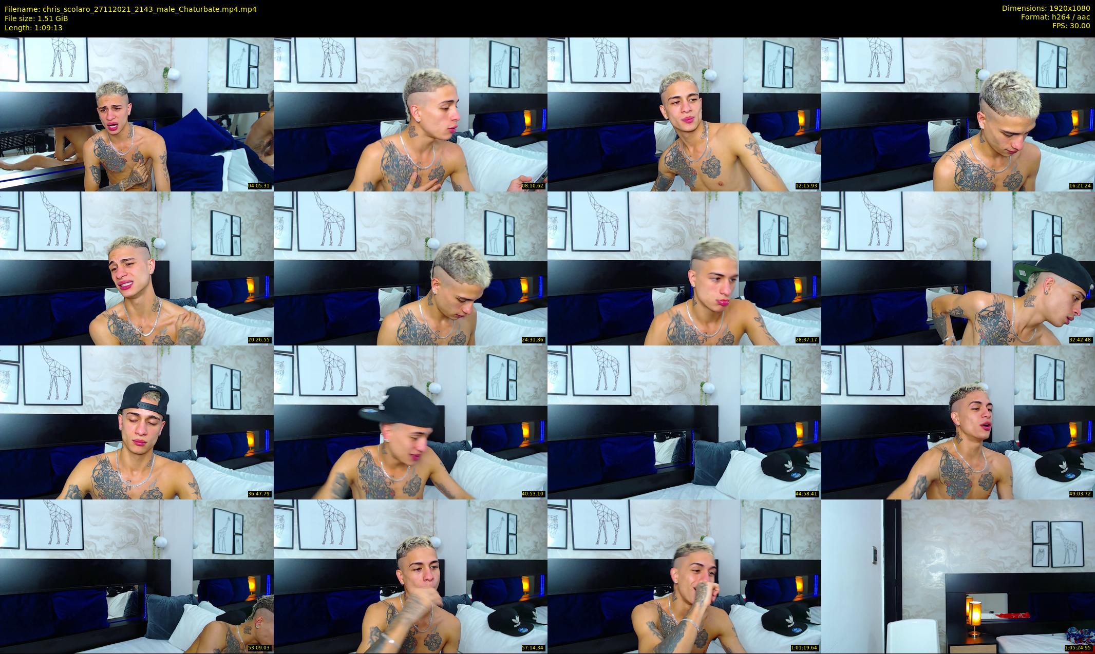 chris_scolaro — 70 minute Chaturbate male cam show recording, 1080p, Nov 27, 2021