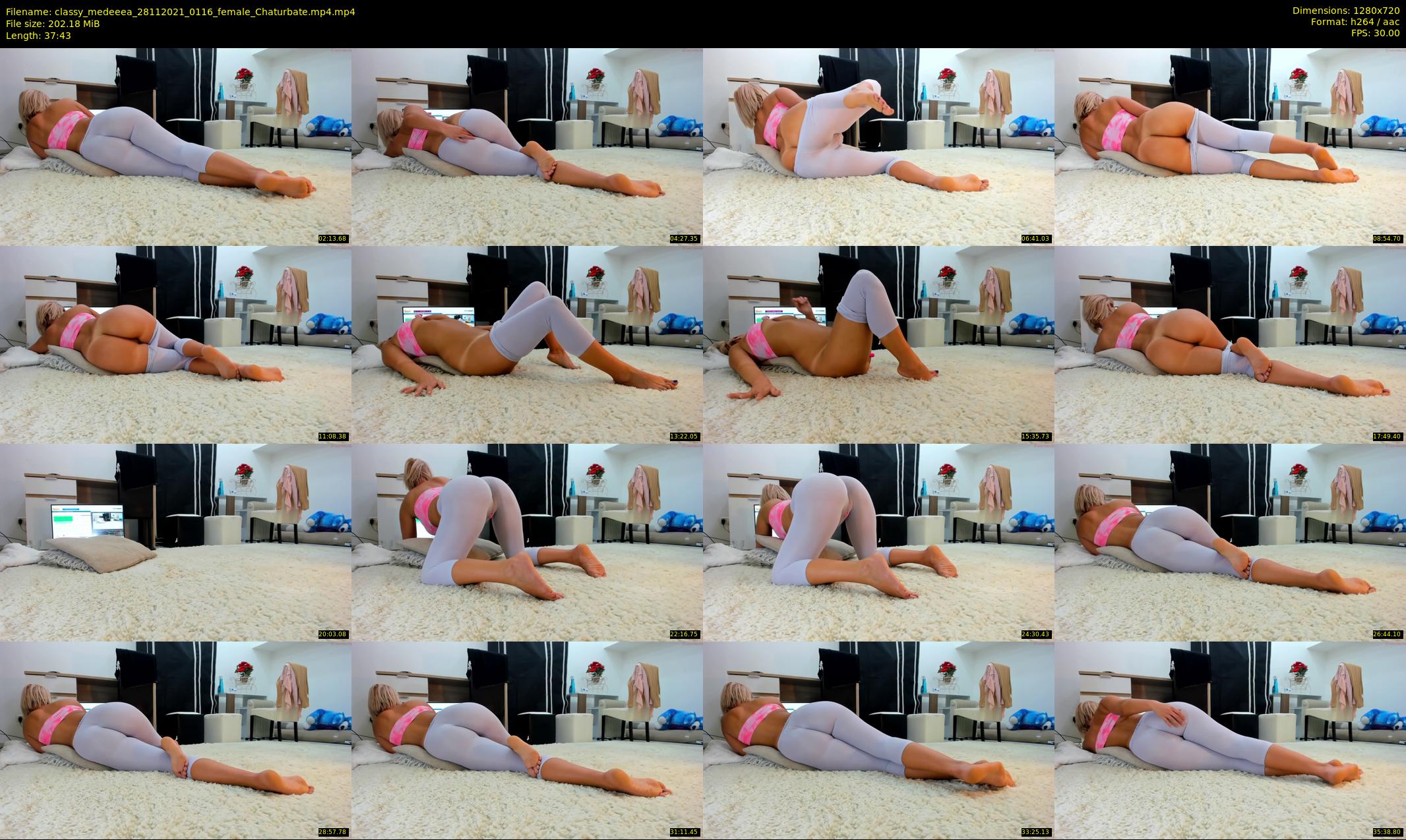 classy_medeeea — 38 minute Chaturbate female cam show recording, 720p, Nov 28, 2021