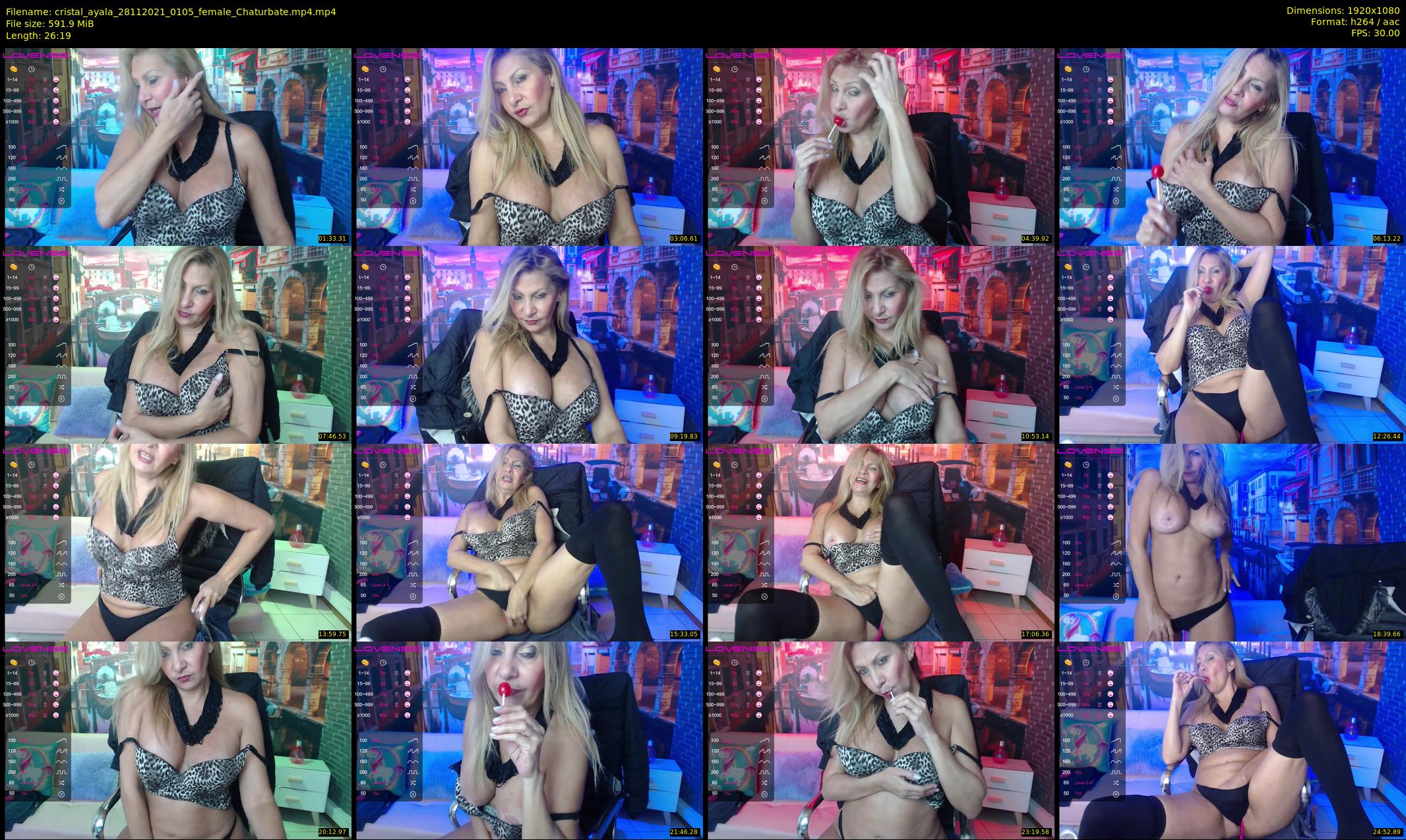 cristal_ayala — 27 minute Chaturbate female cam show recording, 1080p, Nov 28, 2021