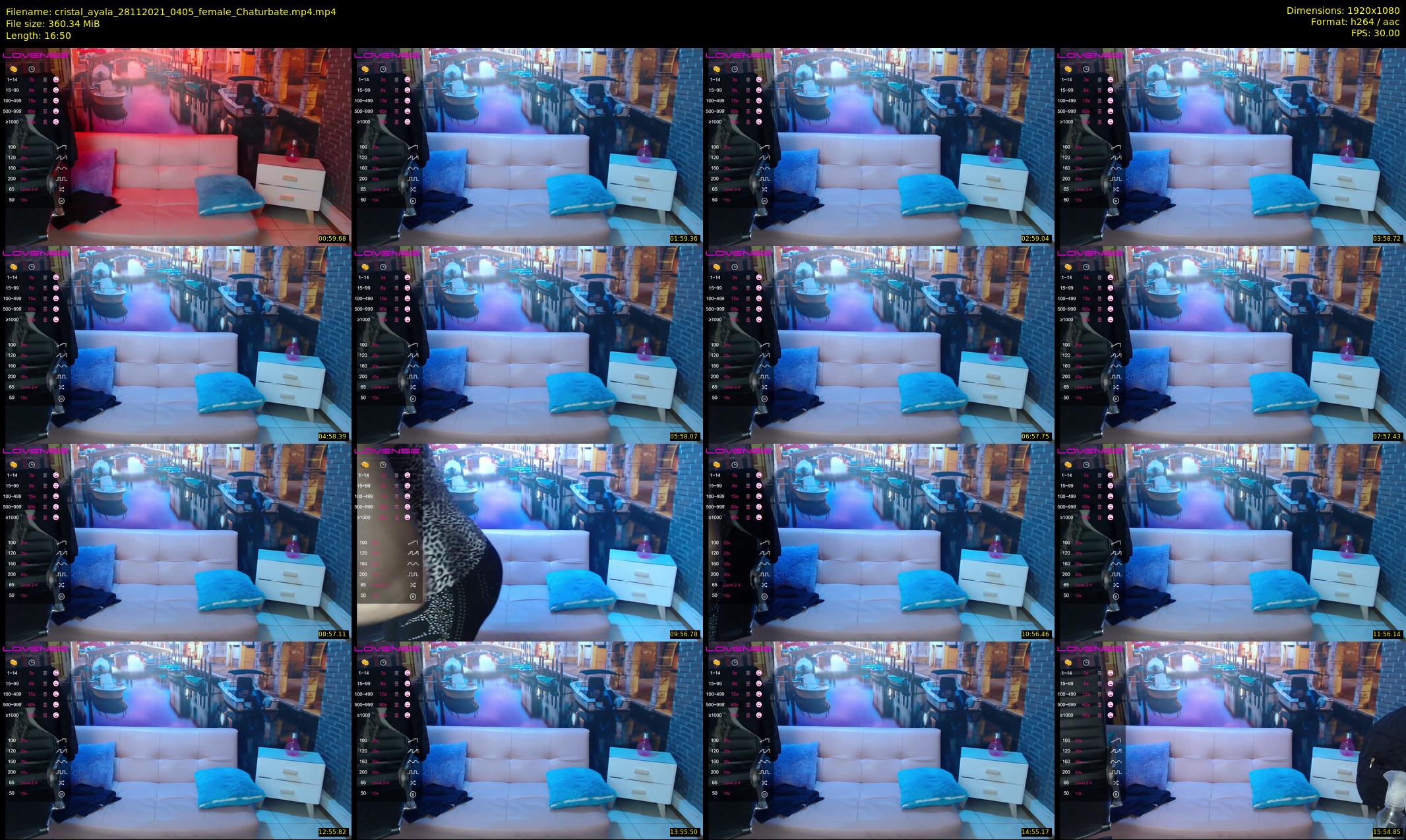 cristal_ayala — 17 minute Chaturbate female cam show recording, 1080p, Nov 28, 2021