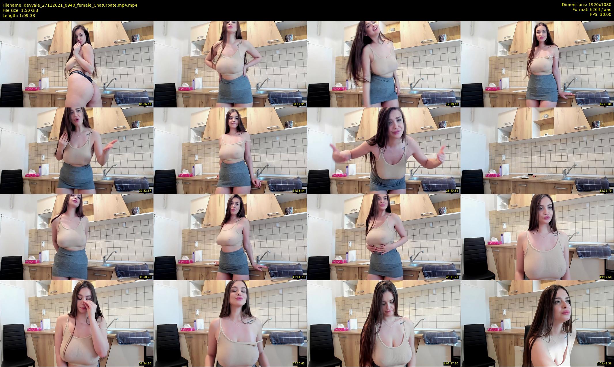 devyale — 70 minute Chaturbate female cam show recording, 1080p, Nov 27, 2021