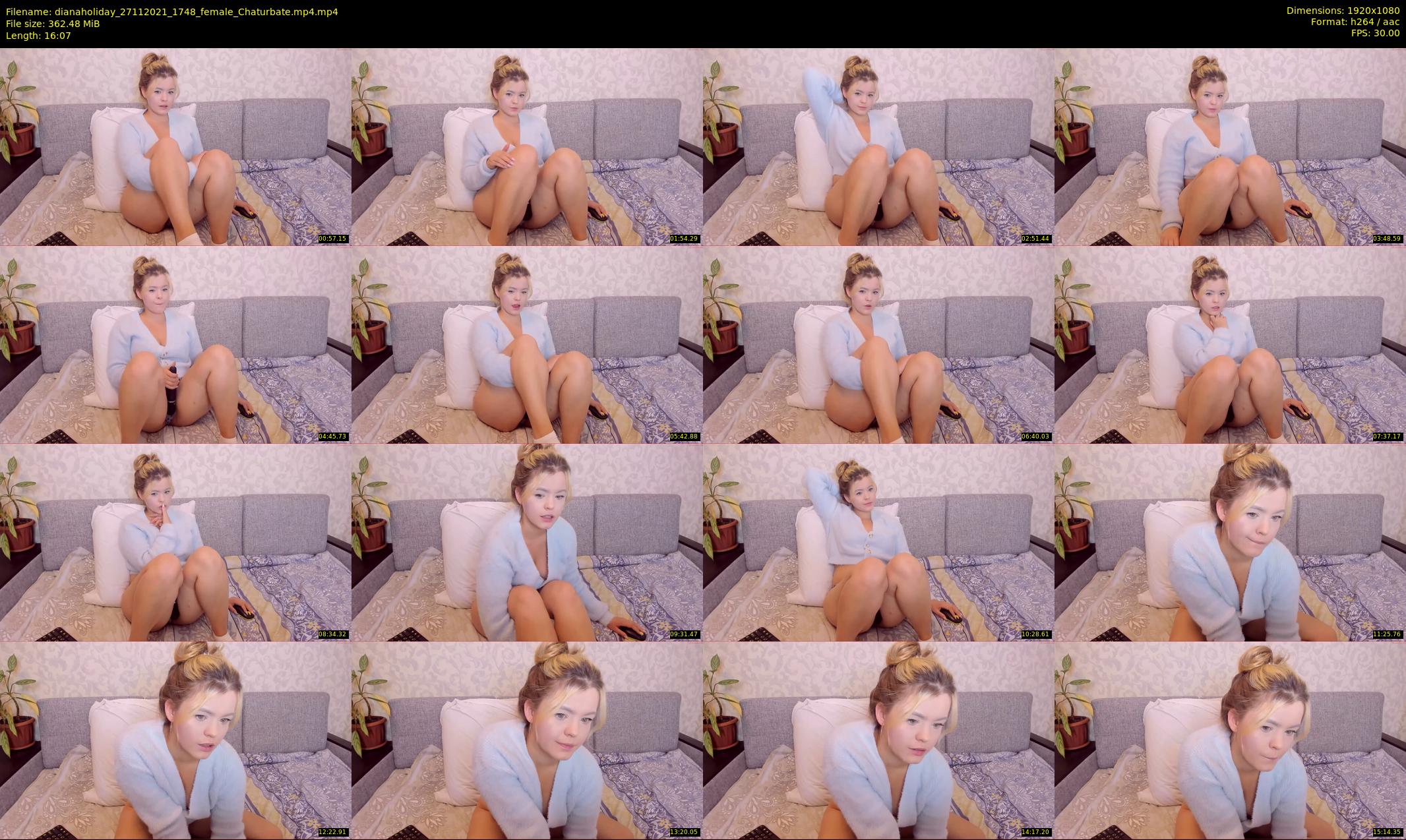 dianaholiday — 17 minute Chaturbate female cam show recording, 1080p, Nov 27, 2021