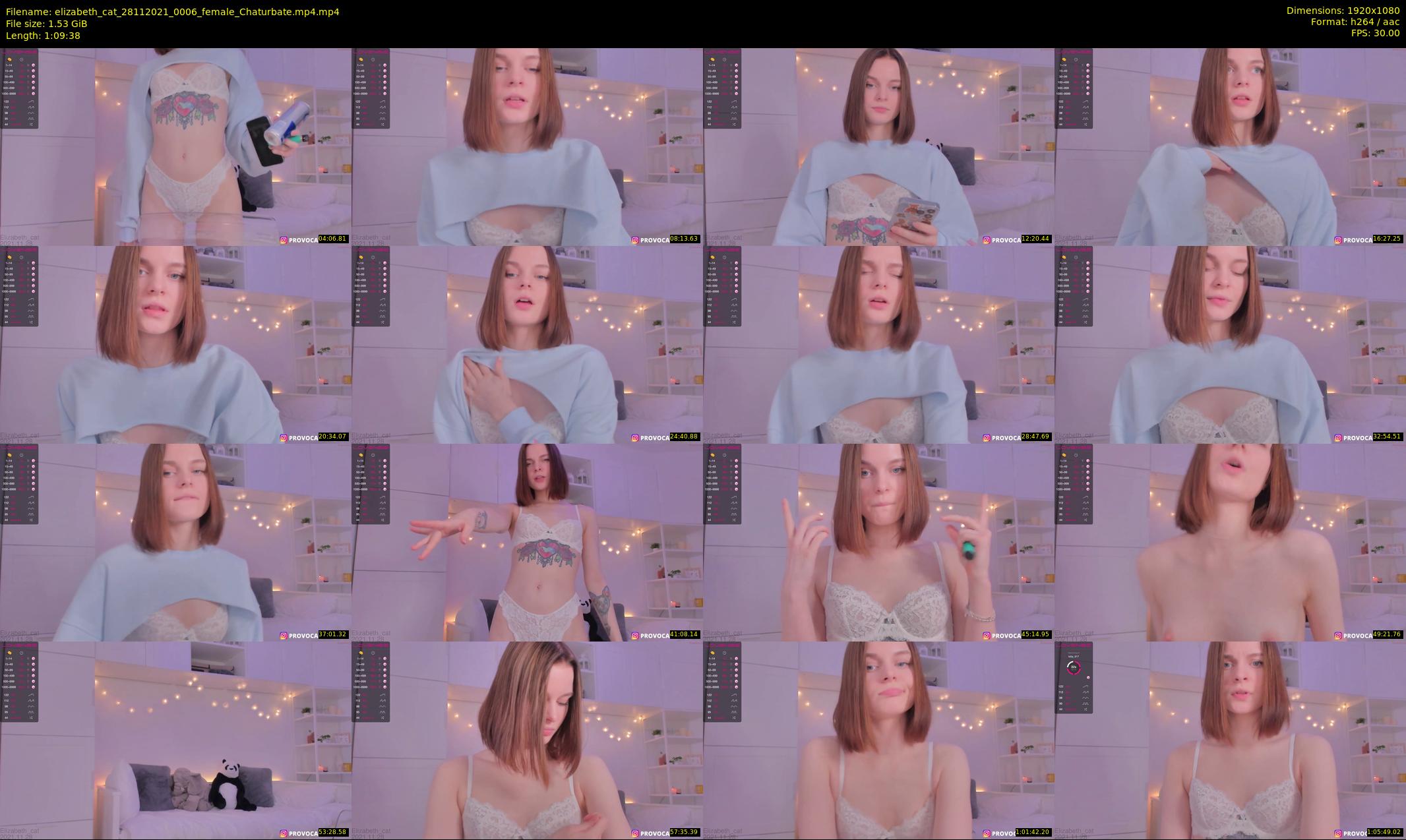 elizabeth_cat — 70 minute Chaturbate female cam show recording, 1080p, Nov 28, 2021